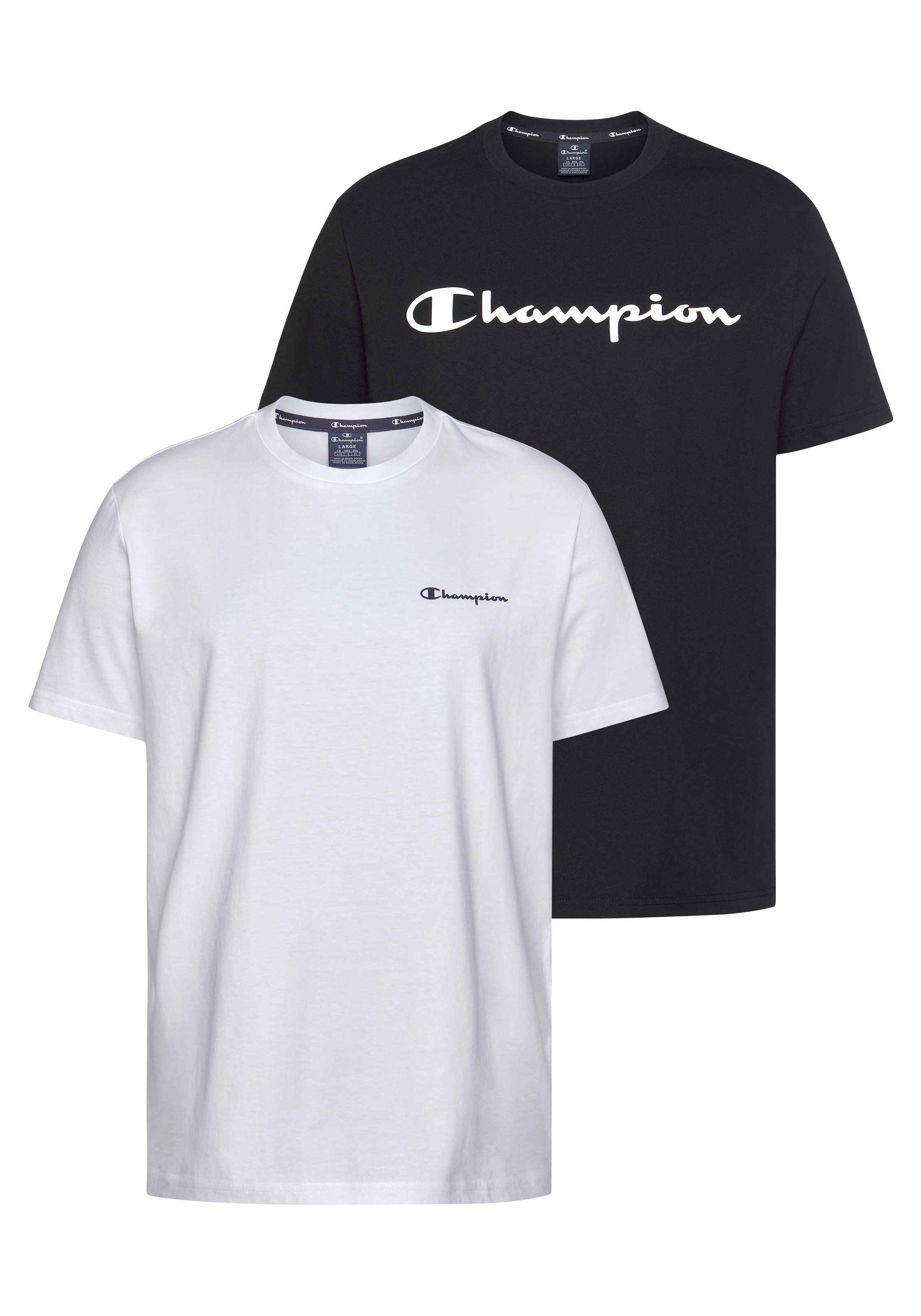 Champion T-Shirt, 2er-Pack) bei (Packung