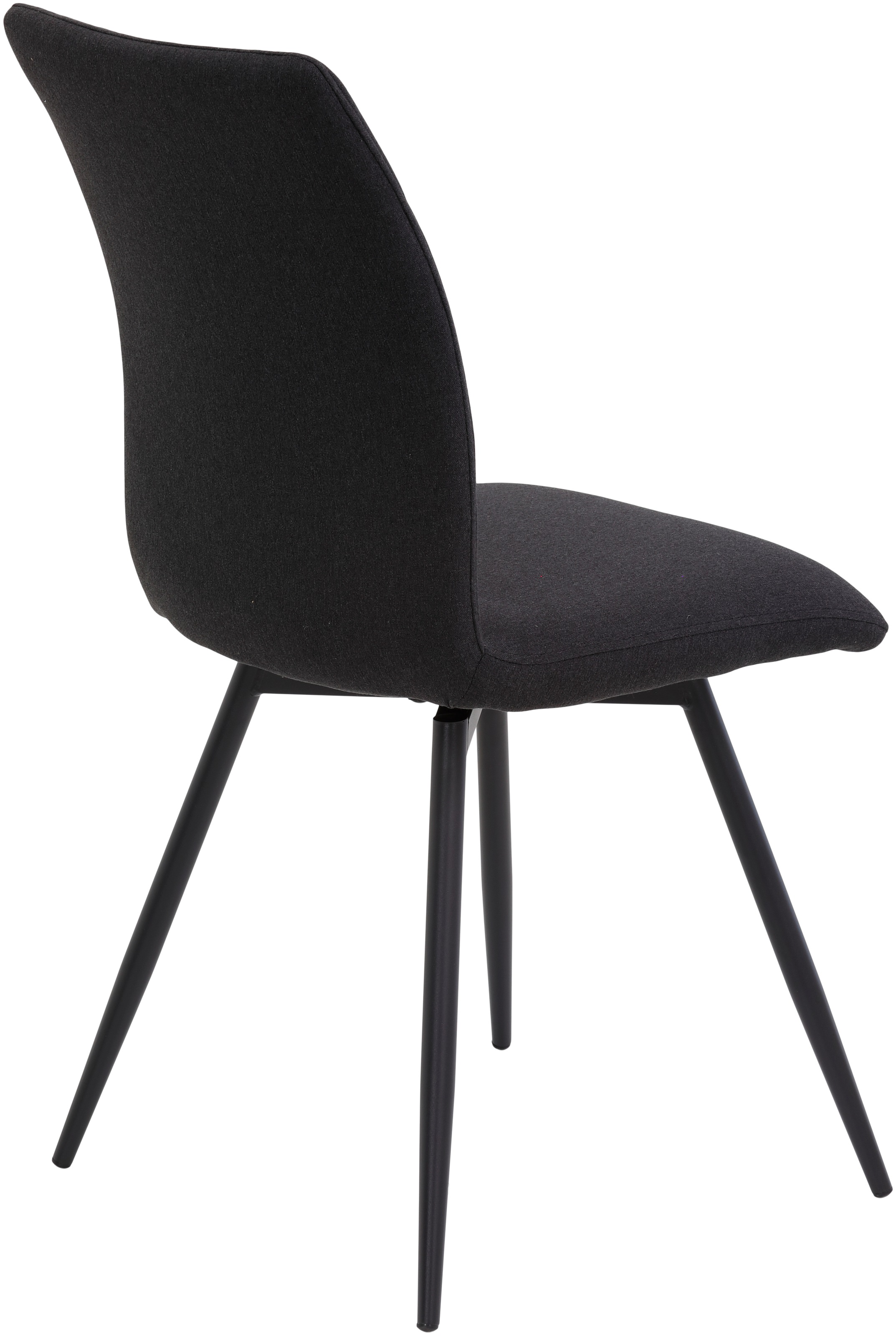 HELA Drehstuhl »Vierfußstuhl RIO«, (Set), 2 St., Webstoff, Esszimmerstuhl, 360° drehbar, gepolstert, Webstoff, 120kg belastbar