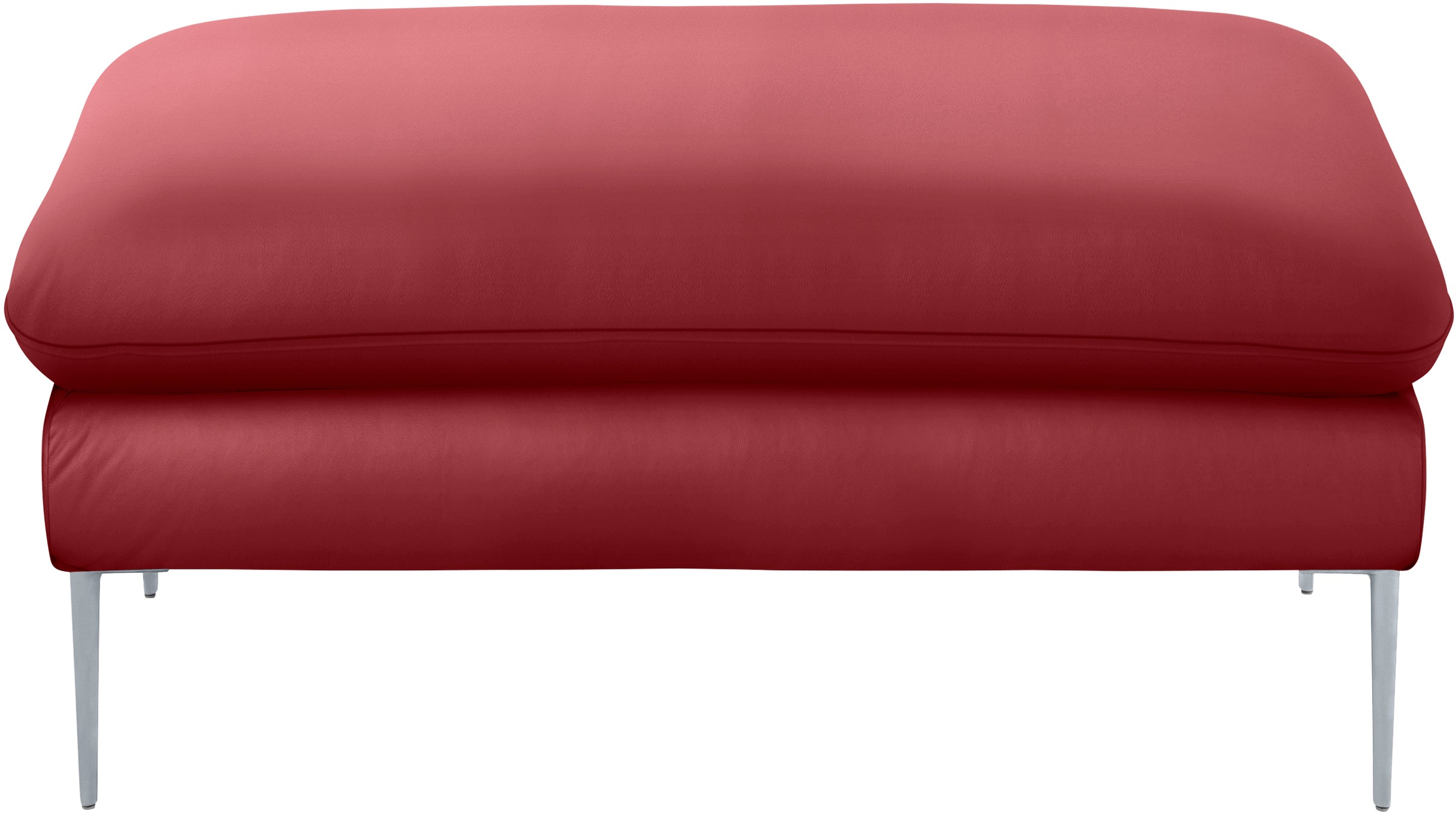 W.SCHILLIG Hocker »enjoy&MORE«, Füße silber matt, Breite 106 cm