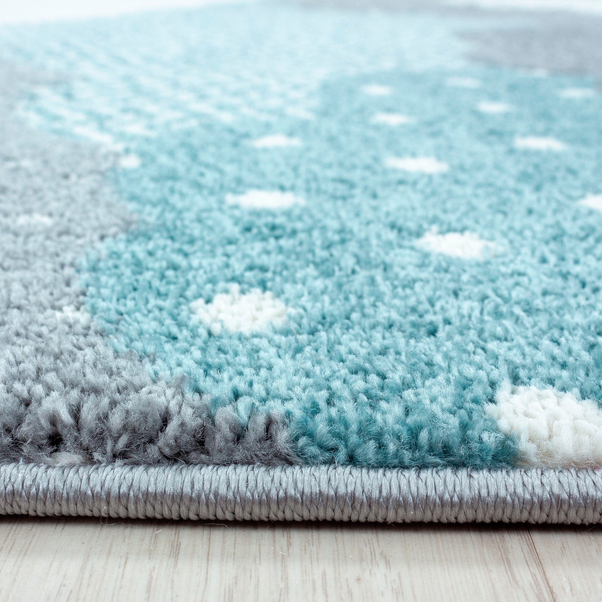 Ayyildiz Teppiche Kinderteppich »Bambi 820«, rund, 11 mm Höhe, auch in rechteckig, Wolken Motiv, Kurzflor
