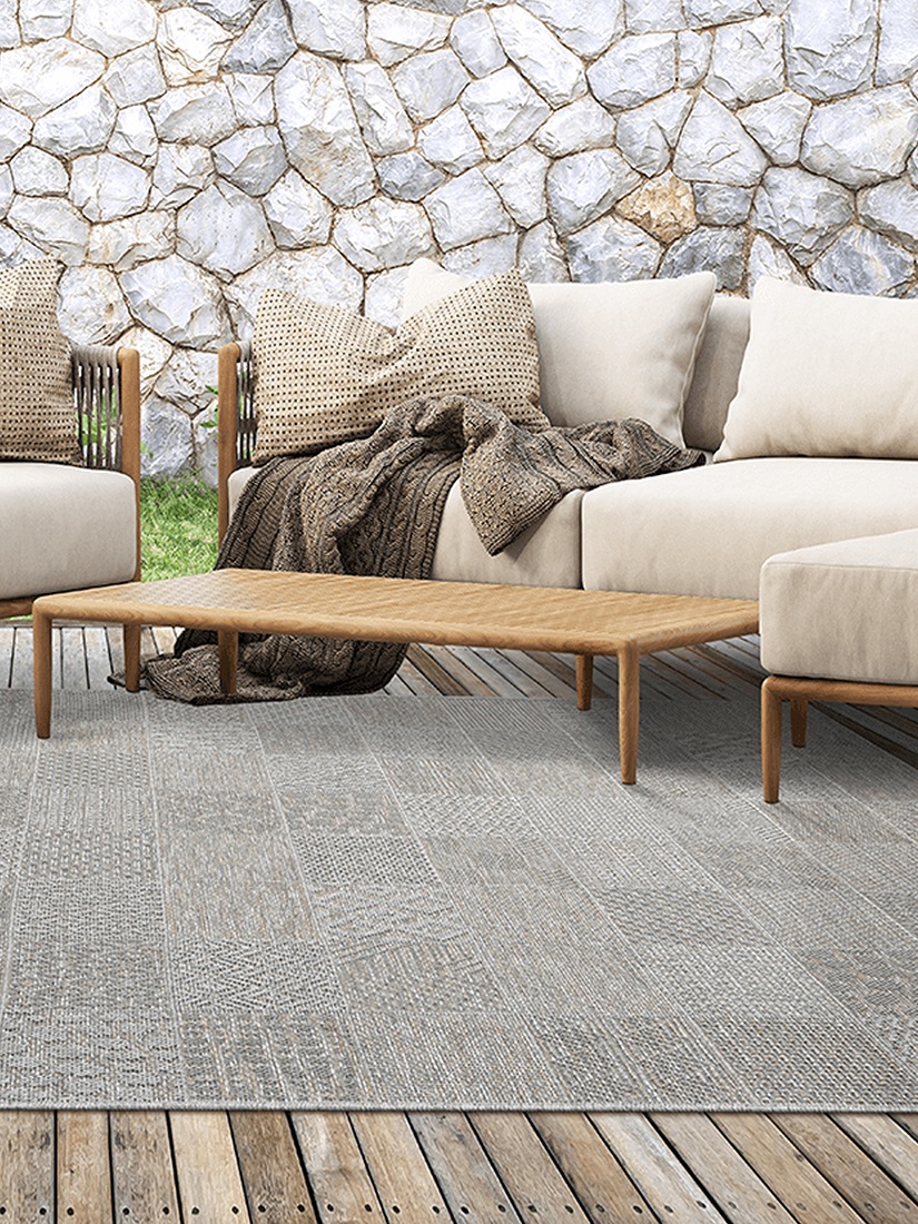the carpet Teppich »Calgary« rechteckig 1 mm Höhe moderner robuster In und Outdoor Teppich
