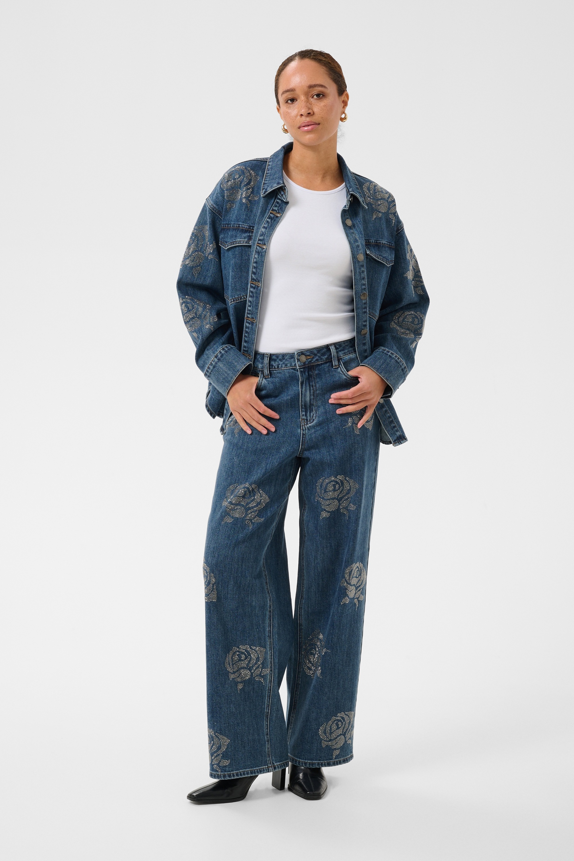 KAFFE Regular-fit-Jeans »Damen Jeans KAcastelia«