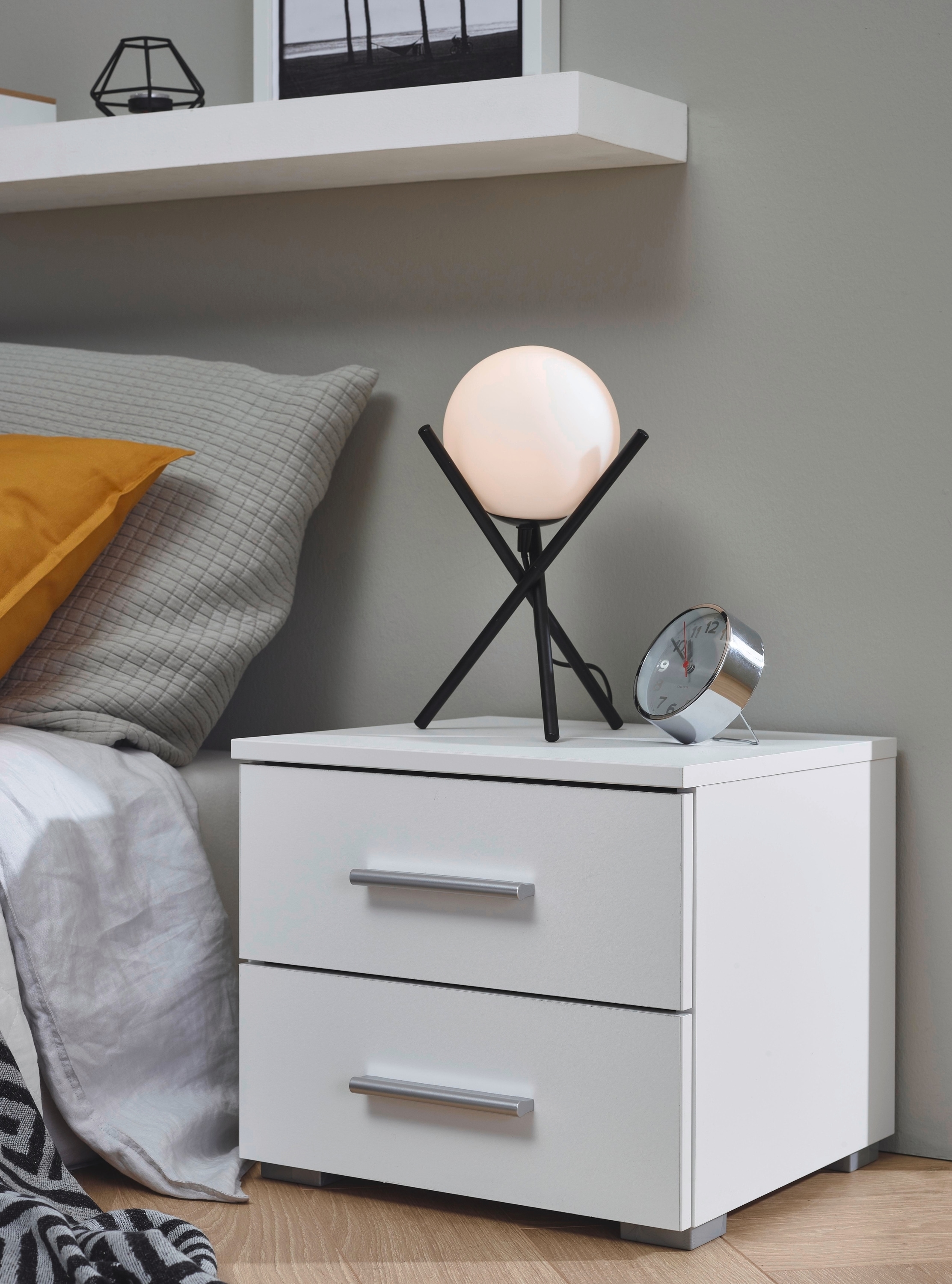 rauch Nachtkommode »Base«, (Set), 2er-Set, optional in moderner Hochglanz-Front