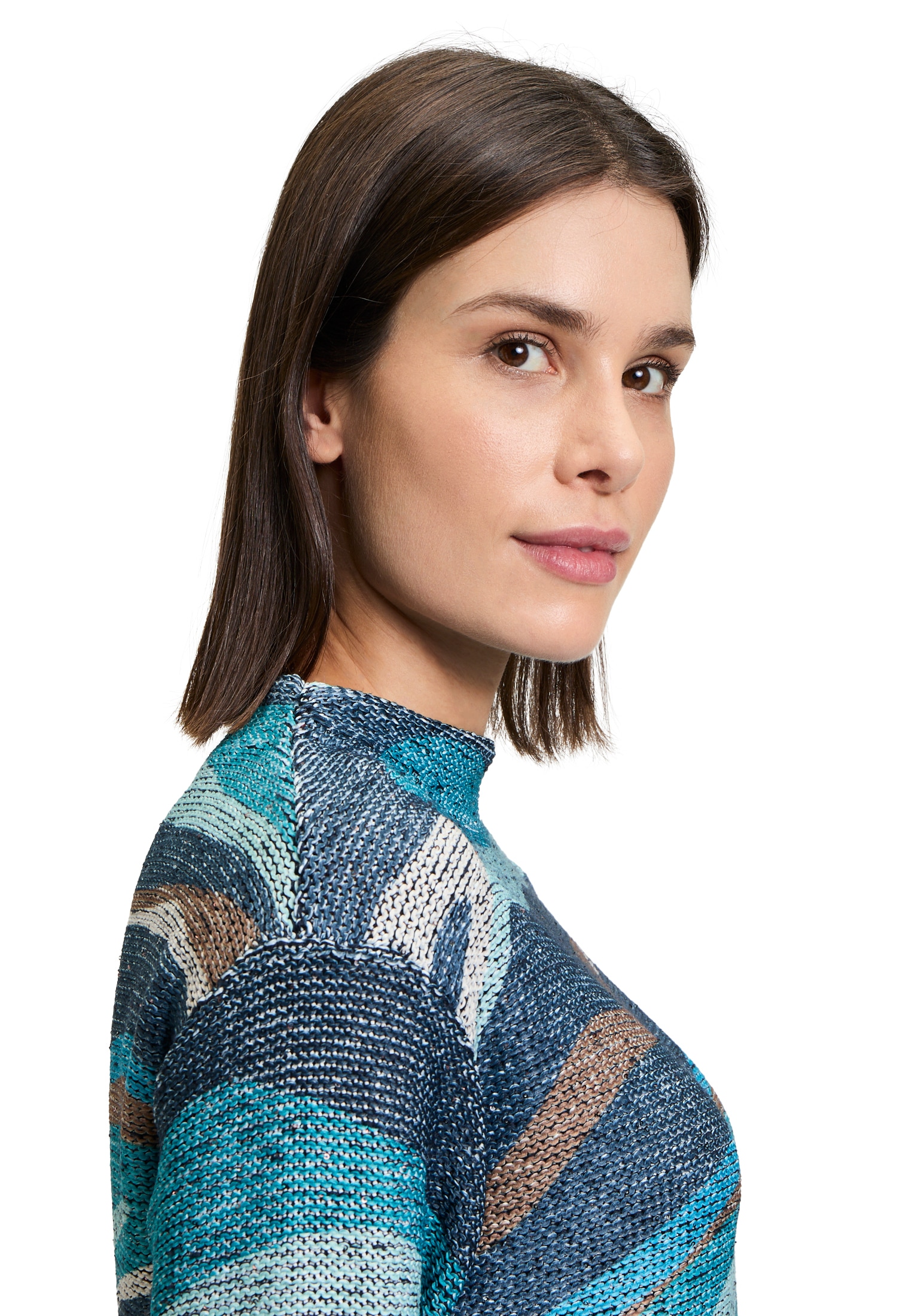 Betty Barclay Rundhalspullover »Grobstrick-Pullover mit Print«