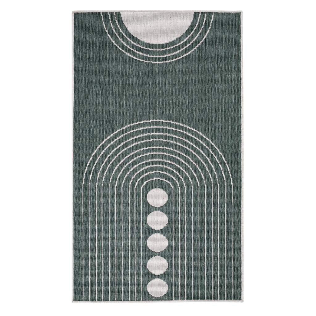 Carpet City Outdoorteppich »DUO RUG 5739«, rechteckig, Wendeteppich Wetterfest In- & Outdoor, Balkon, Terrasse, Wohnzimmer