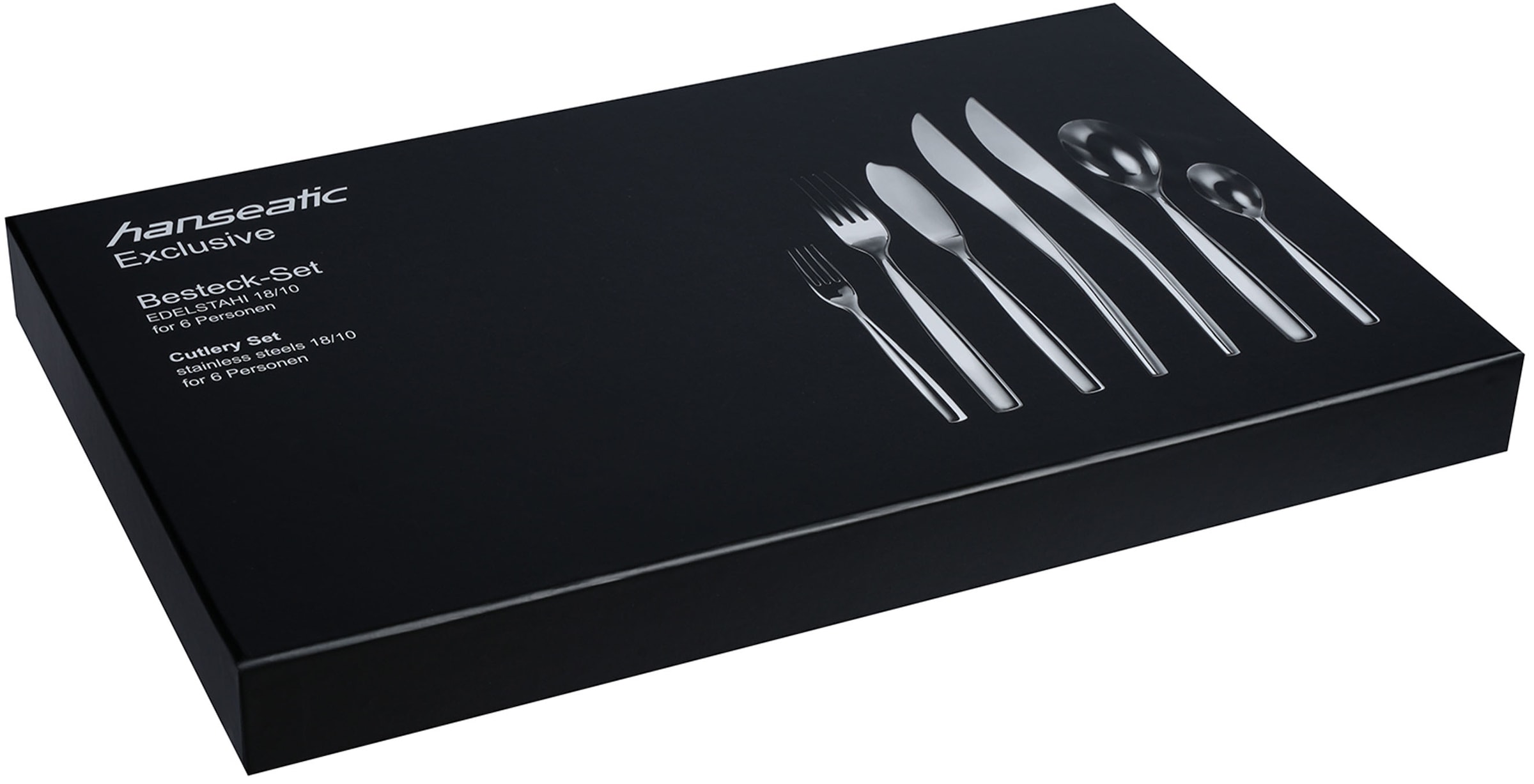 Hanseatic Besteck-Set »EXCLUSIVE« stehendes Design von Ess- und Steakmessern