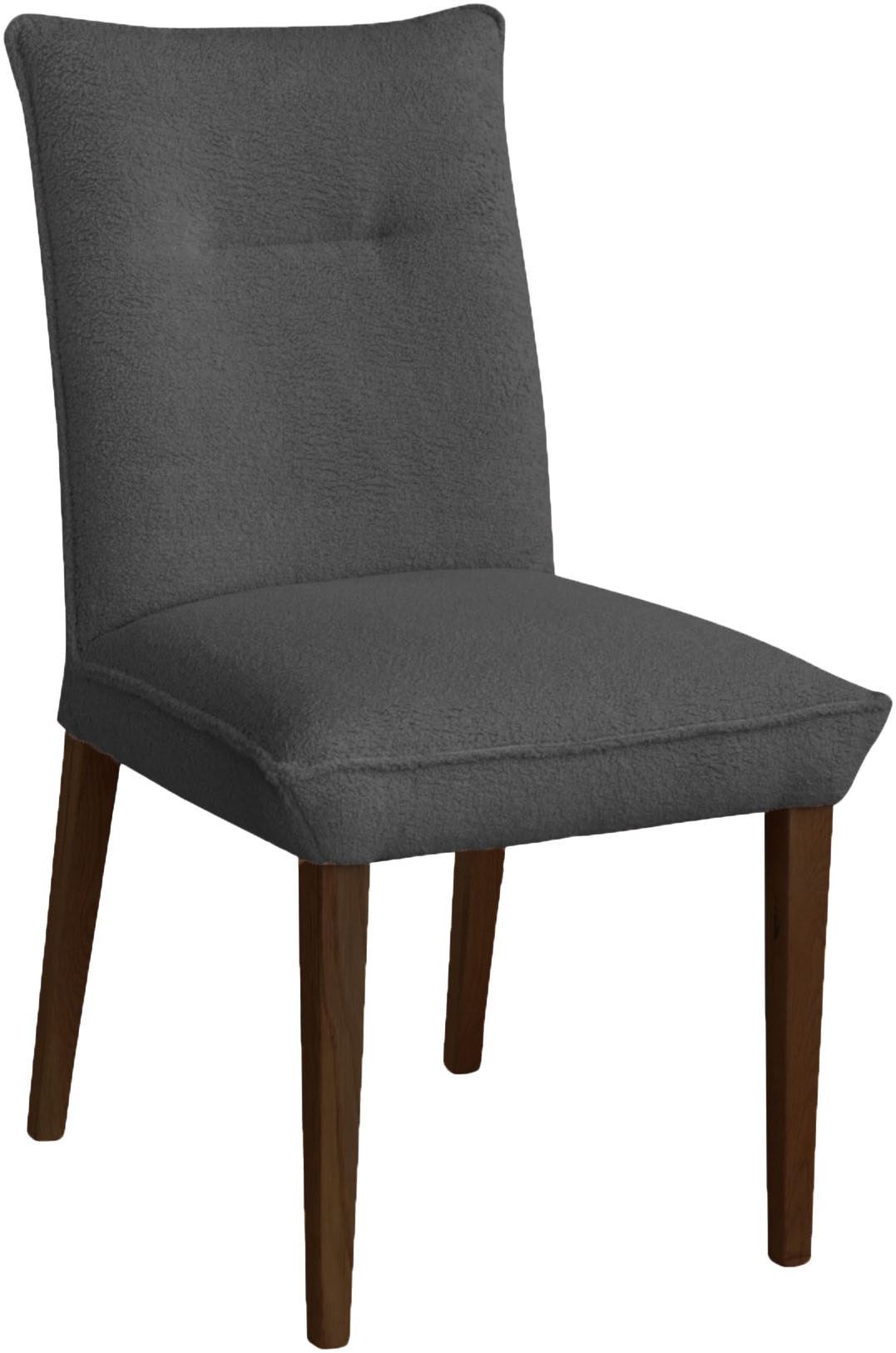 Home affaire 4-Fußstuhl »Atena«, (Set), 2 St., Luxus-Microfaser Teddyoptik, Gestell aus Massivholz Buche, Bezug Teddyoptik