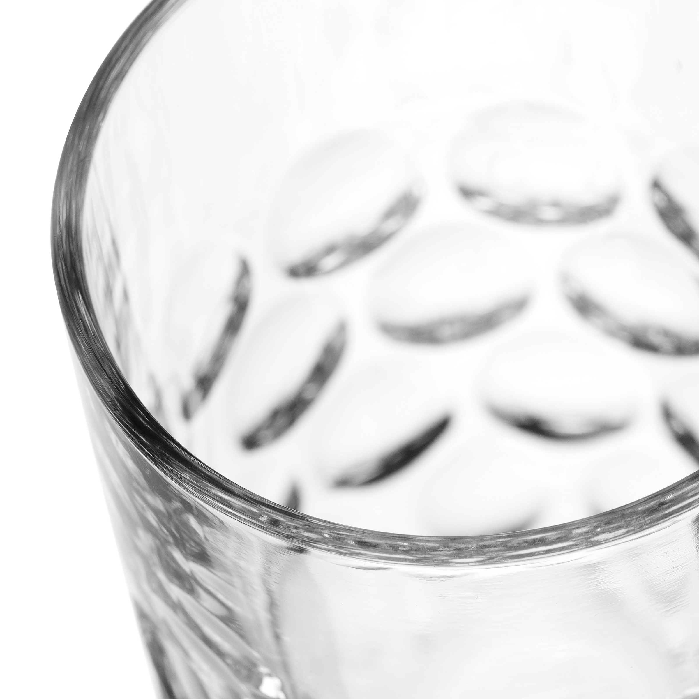 LEONARDO Latte-Macchiato-Glas »GOCCE, 380 ml, 6er-Set« 1. Variante, mit Tropfenrelief