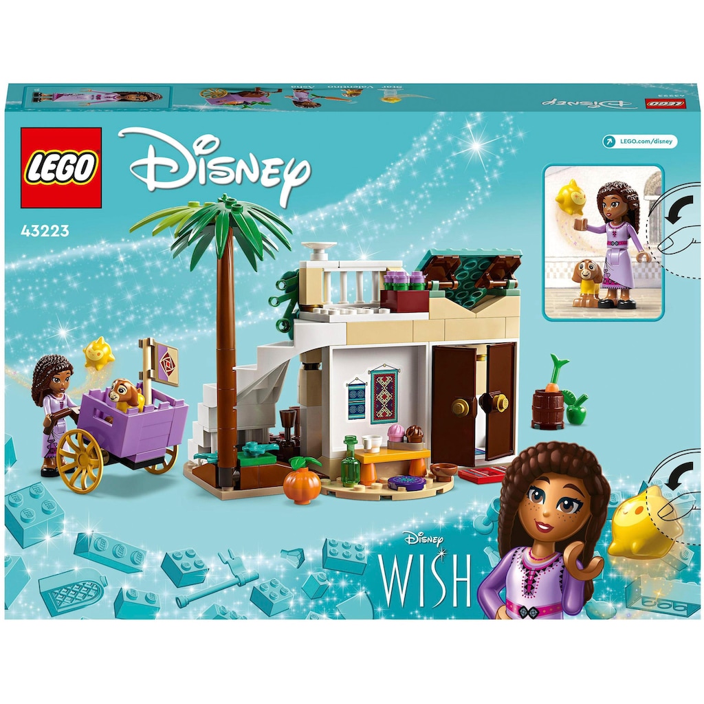 LEGO® Konstruktionsspielsteine »Asha in der Stadt Rosas (43223), LEGO® Disney«, (154 St.)