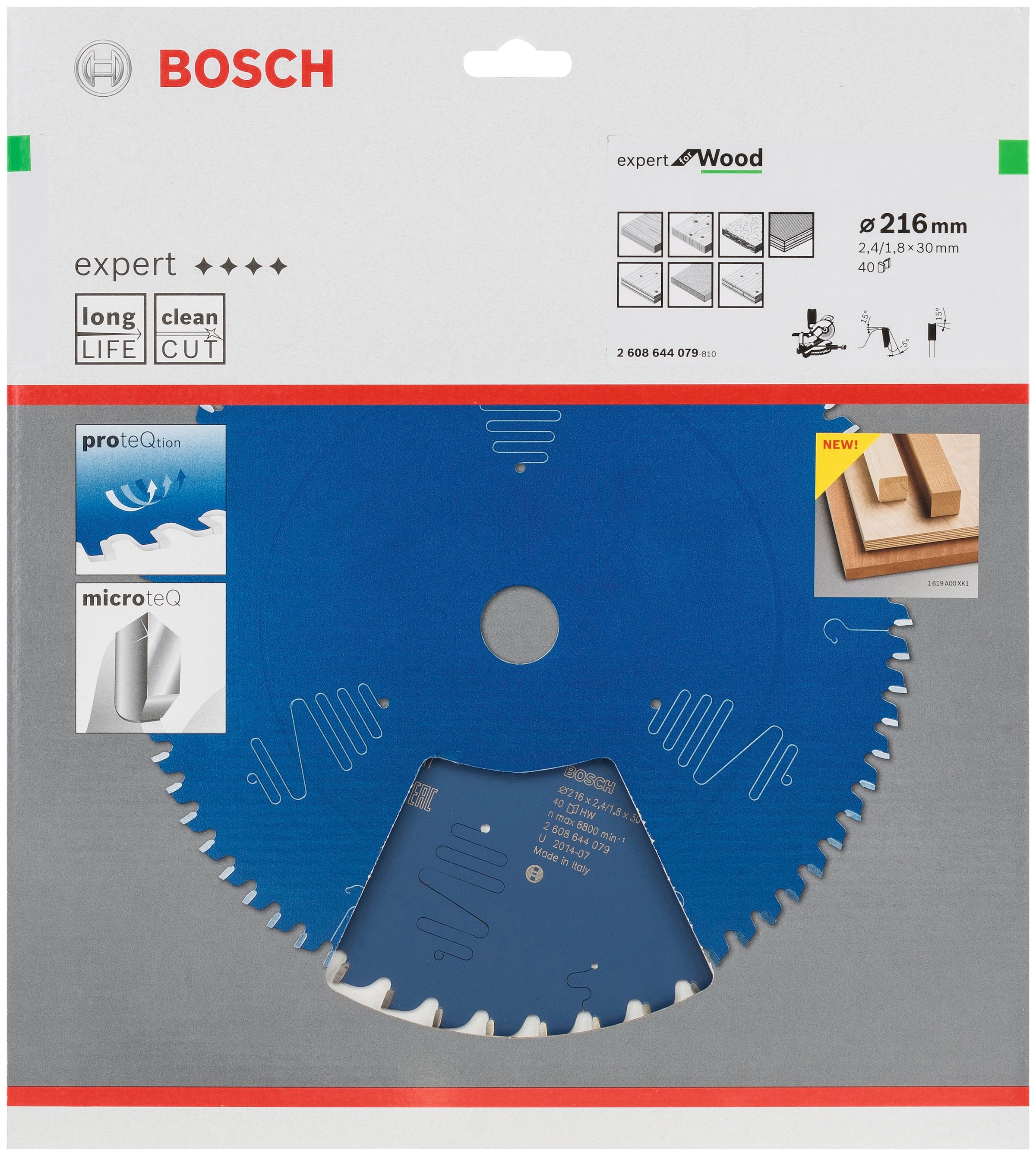 Bosch Professional Kreissägeblatt »Kreissägeblatt Expert Jahren for XXL 2,4 mit x Wood«, x 30 216 3 mm, | online 40 kaufen Garantie