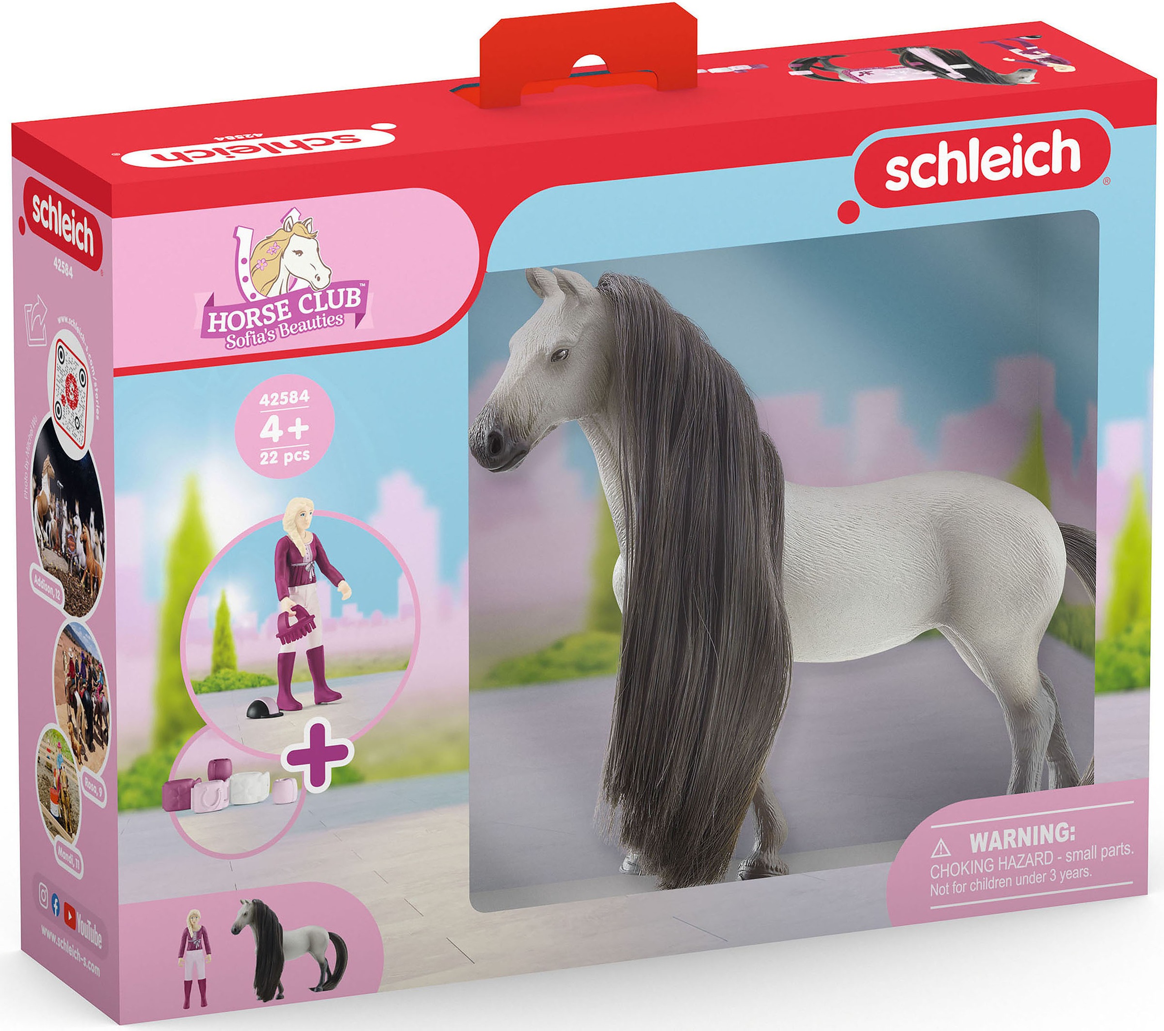 Schleich® Spielfigur »HORSE CLUB, Sofia & Dusty Starter Set (42584)«