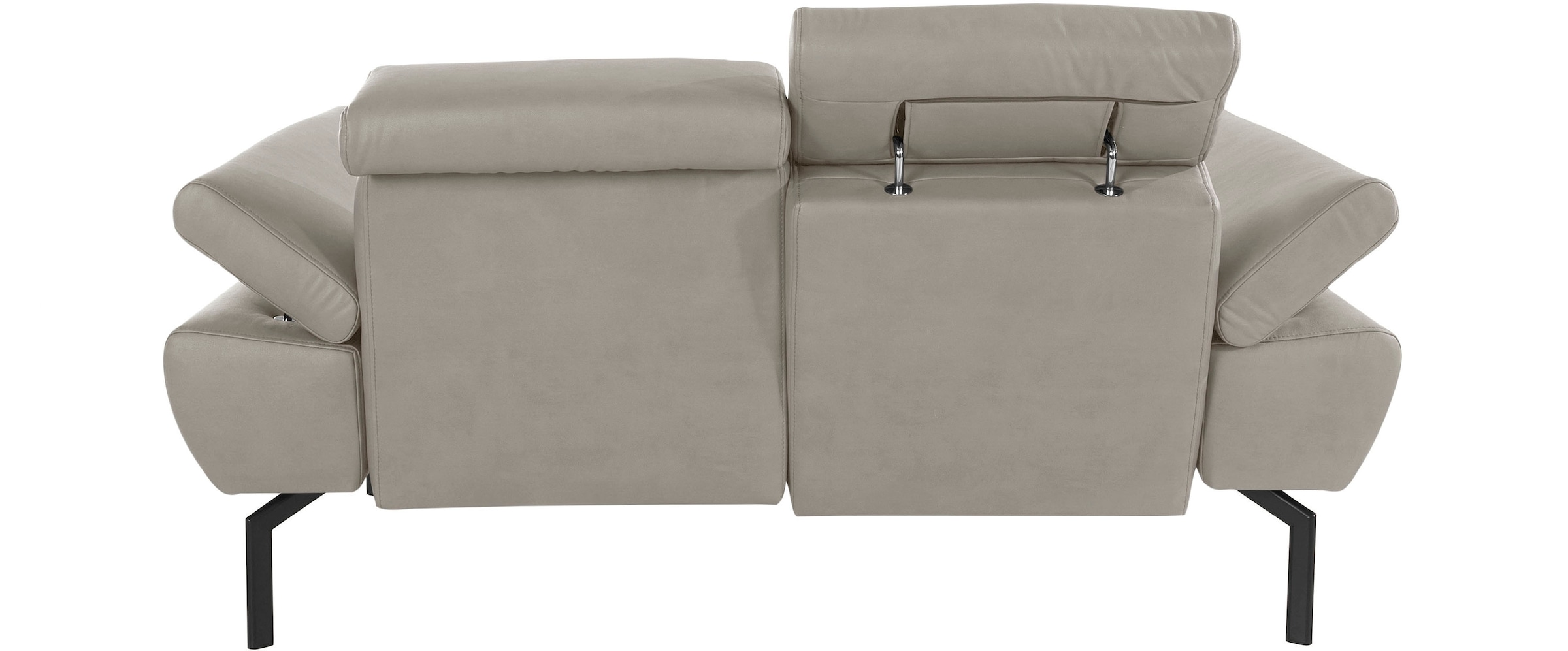 Places of Style 2-Sitzer »Trapino in Luxus-Microfaser Lederoptik Luxus«, | Rückenverstellung, kaufen mit UNIVERSAL wahlweise