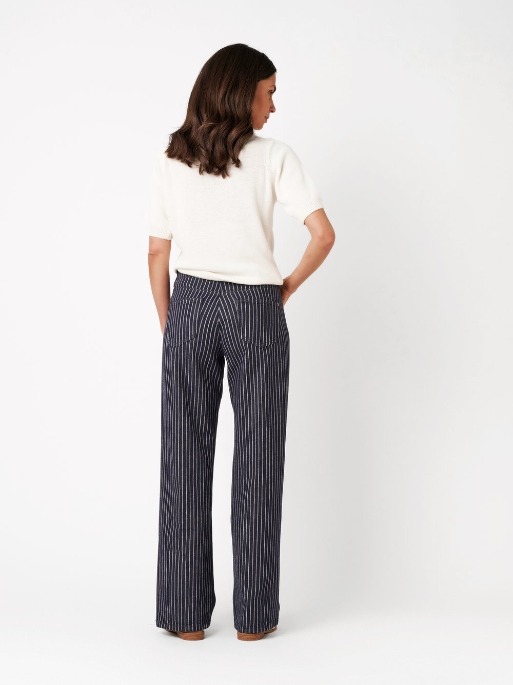 TONI Weite Jeans »Liv Wide« mit Streifen