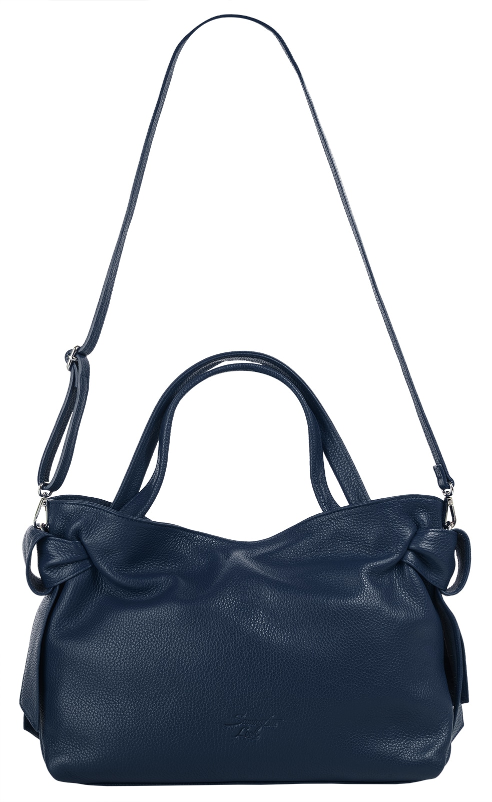 Samantha Look Henkeltasche, echt Leder, Made in Italy