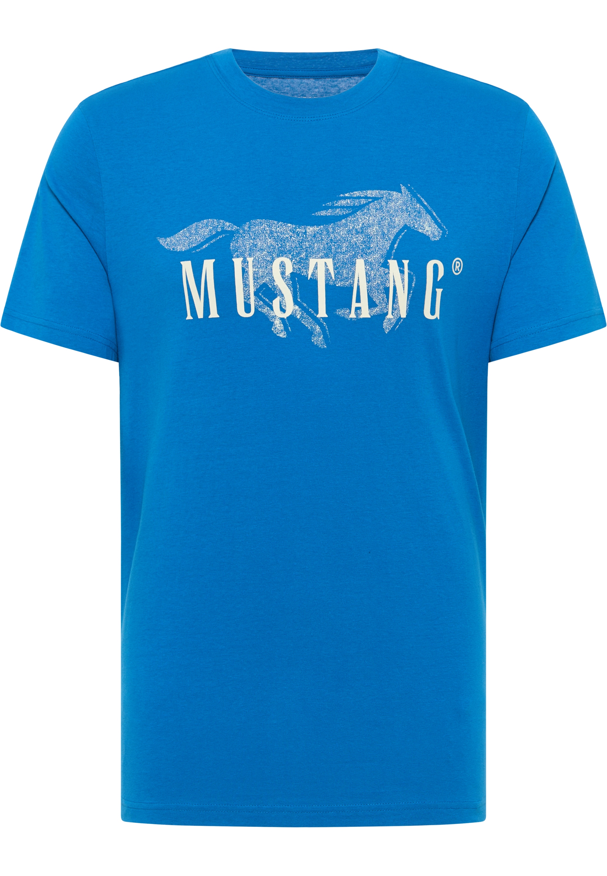 MUSTANG Kurzarmshirt »Mustang T-Shirt Print-Shirt« bei ♕ | T-Shirts