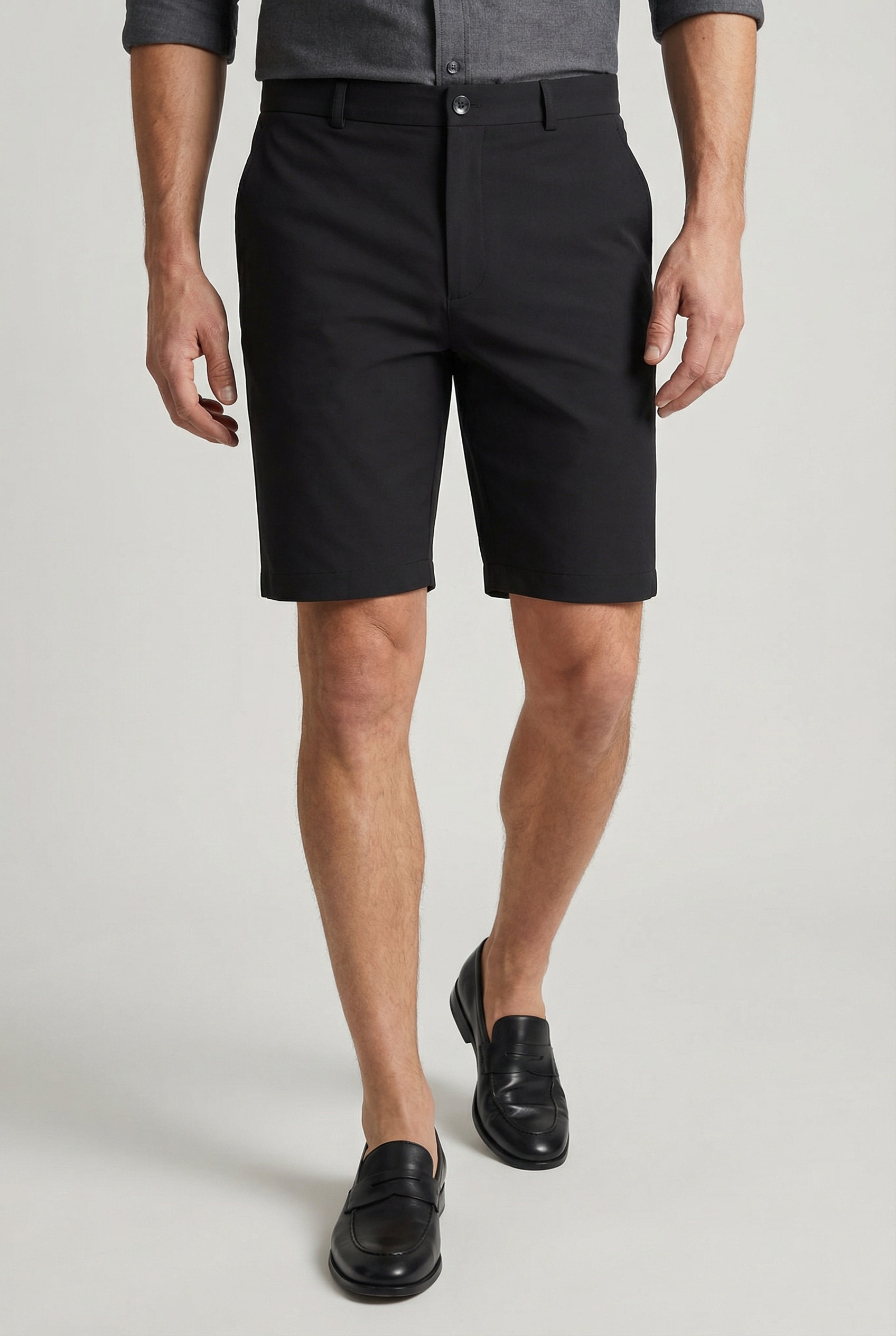 Calvin Klein Shorts »9 IN SLIM REFINED COTTON STRECH«  Slim fit mit Eingrifftaschen