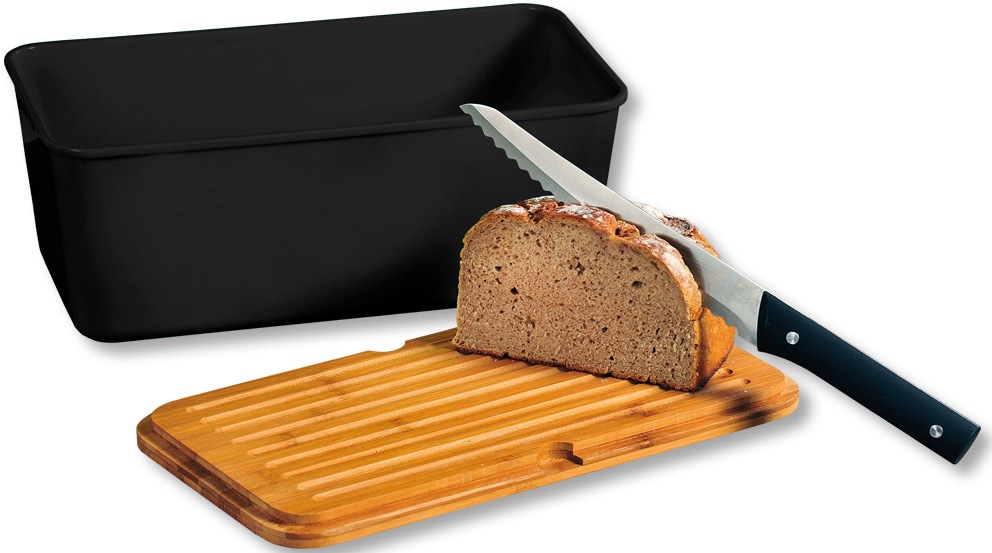 KESPER® Brotkasten, (1 tlg.), mit Deckel als Schneidbrett