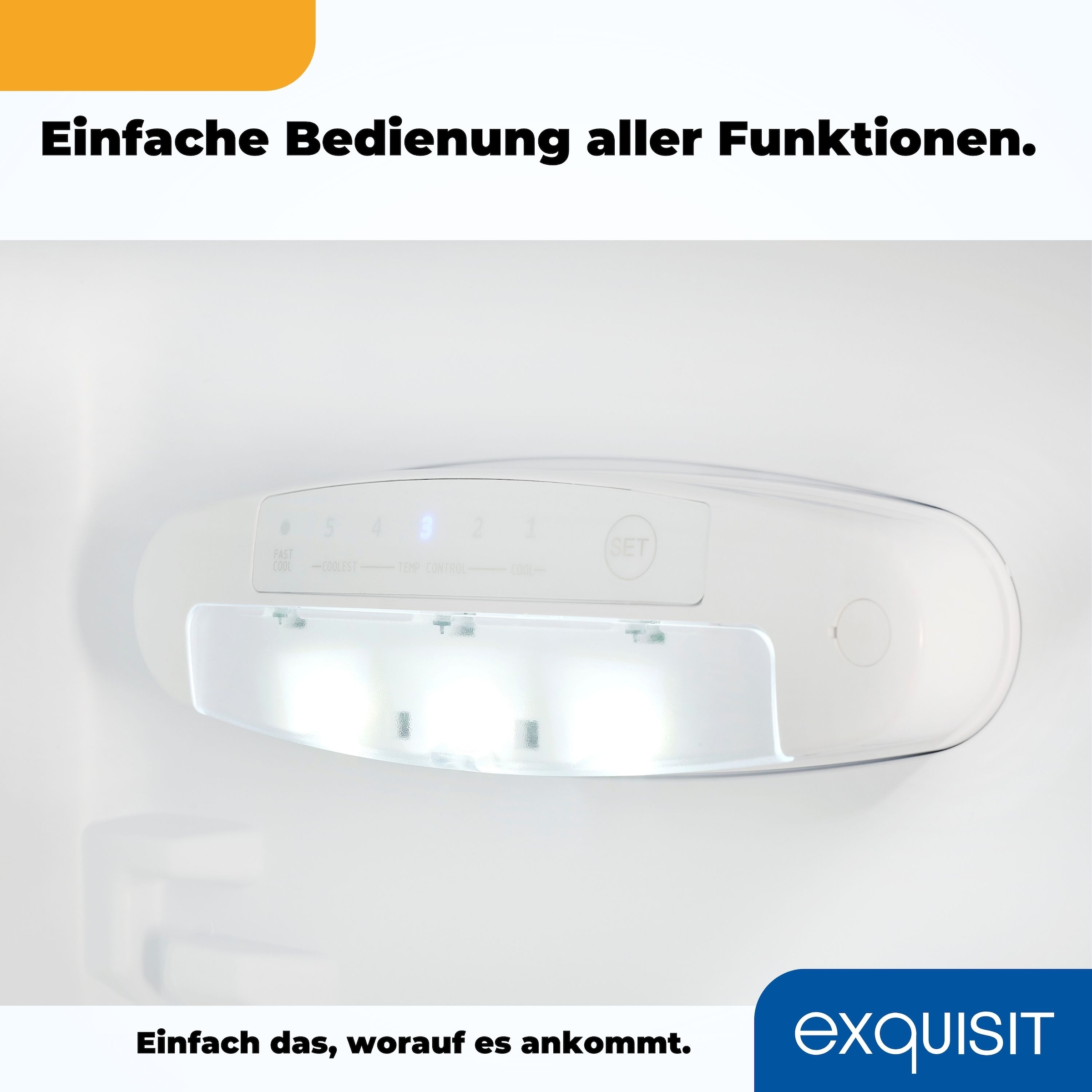 exquisit Kühl-/Gefrierkombination »KGC231-60-E-050C«