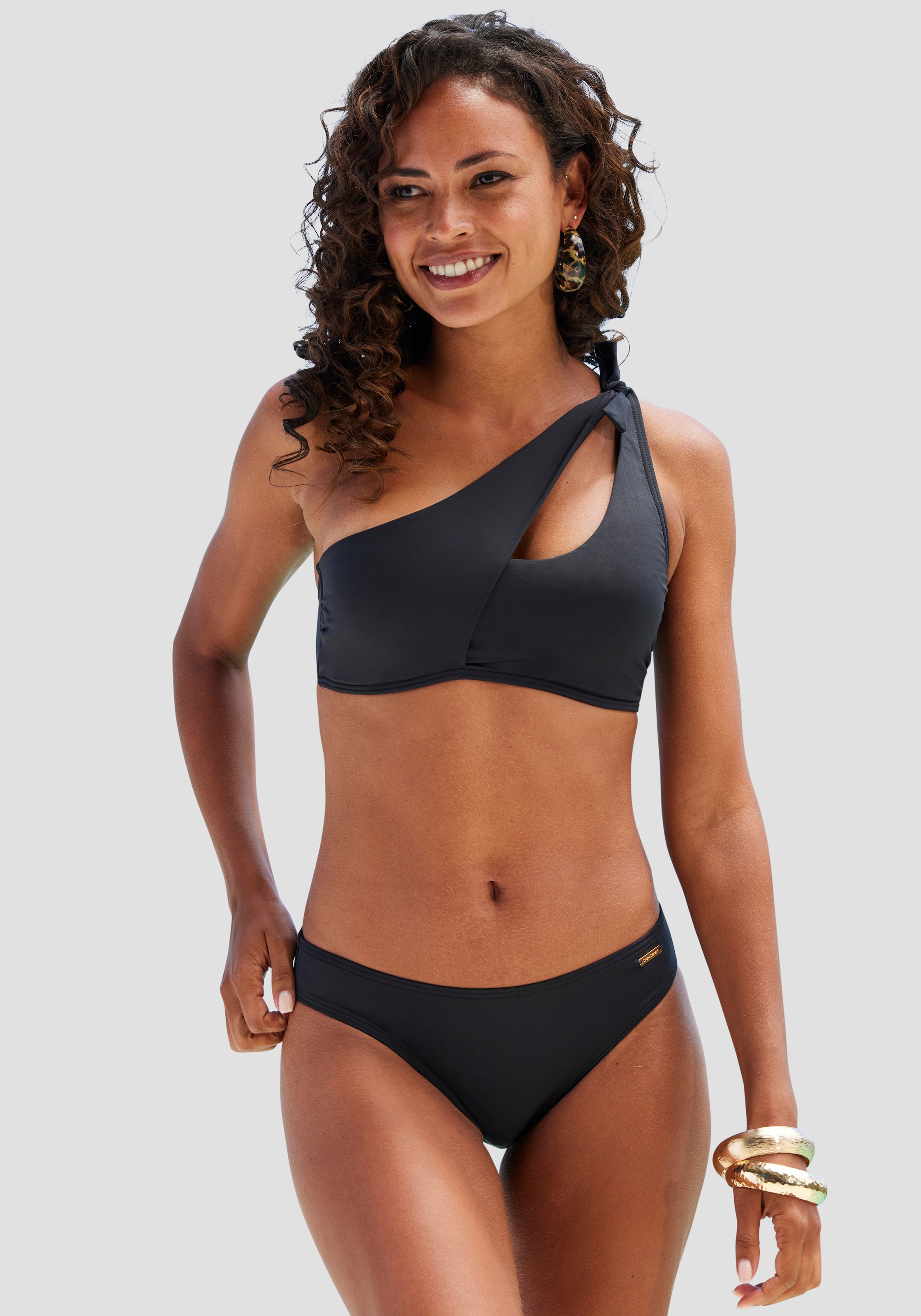 Bruno Banani Bustier-Bikini mit asymmetrischem Schnitt
