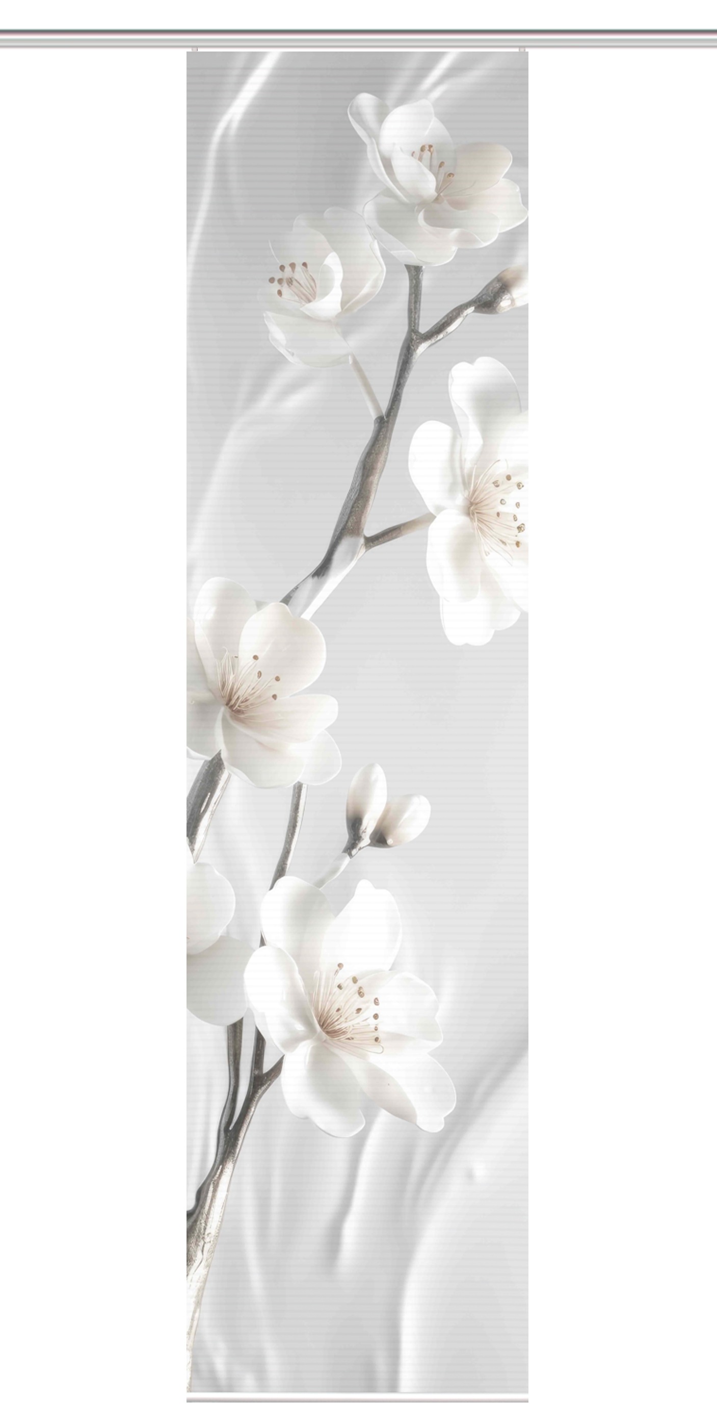 HOME in green Schiebegardine »LAIRA« Paneelwagen 1 Stk. tlg. DIGITALBEDRUCKT, BAMBUSOPTIK RECYCELT