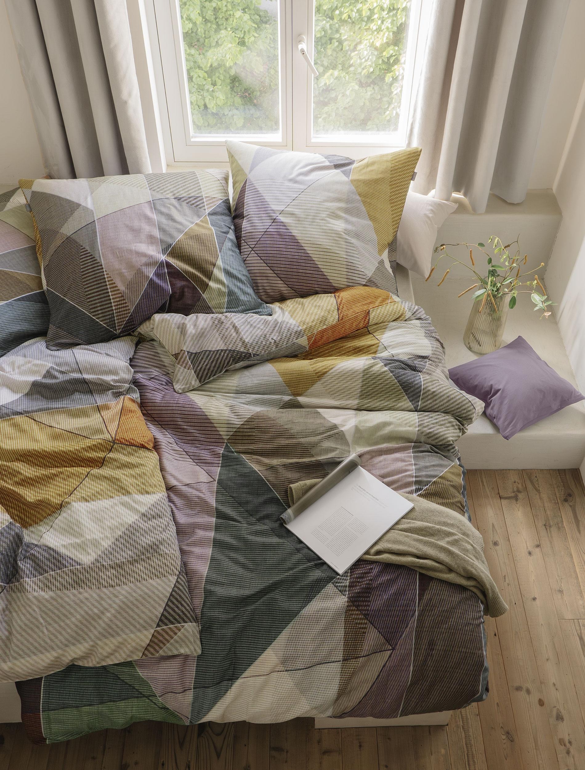 Irisette Bettwäsche »Wave 8639« 2 Stk. anschmiegsam und atmungsaktiv, Ganzjahresqualität