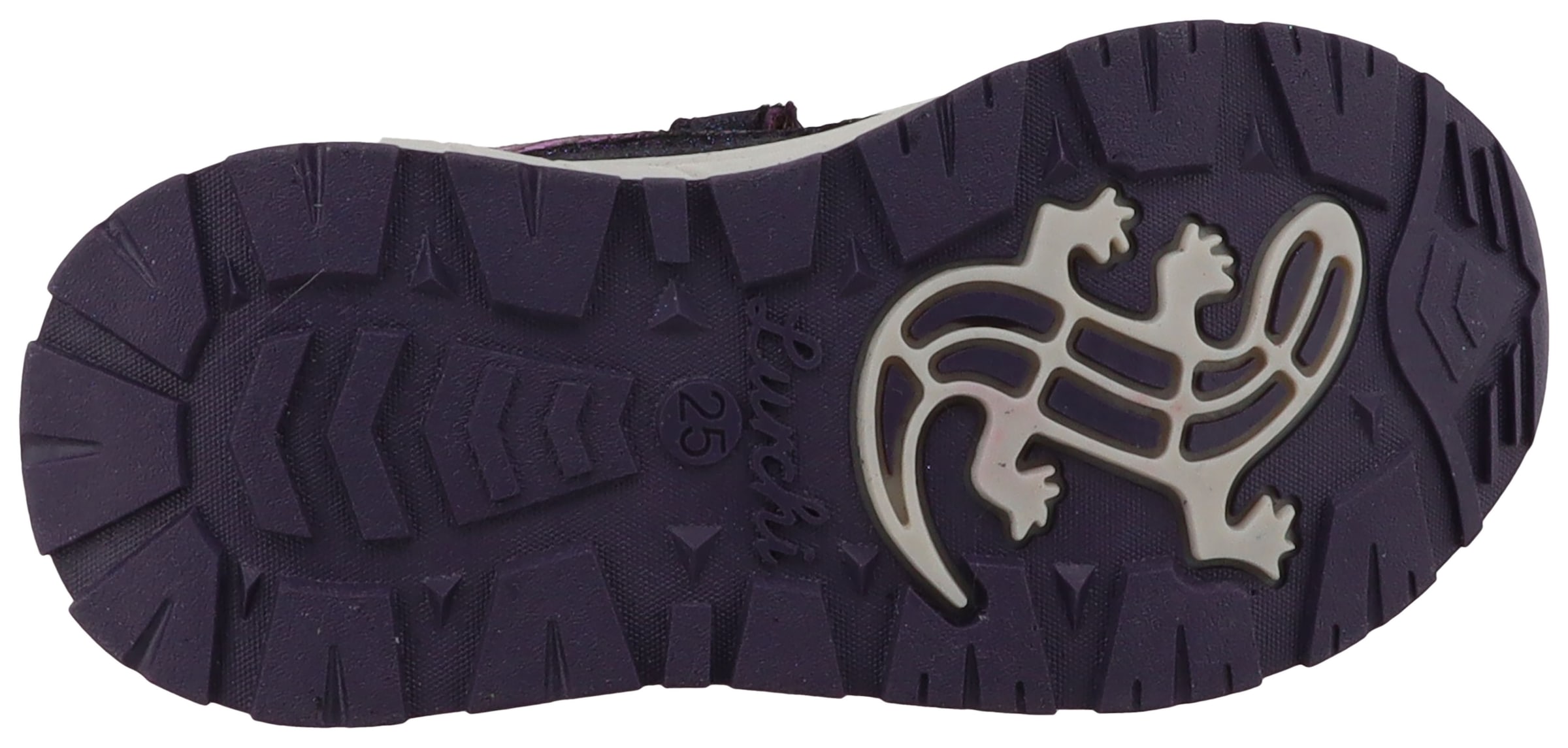 Lurchi Sneaker »Abella 1-TEX«  Boots, Klettschuh mit viel Glitzer, Größenschablone zum Download