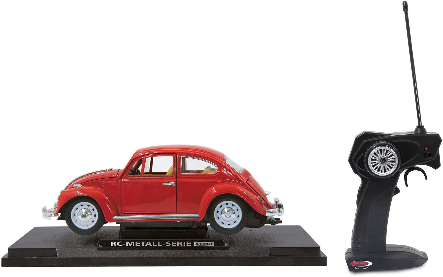 Jamara RC-Auto »Diecast, VW Käfer, 1:18, rot, 27MHz«