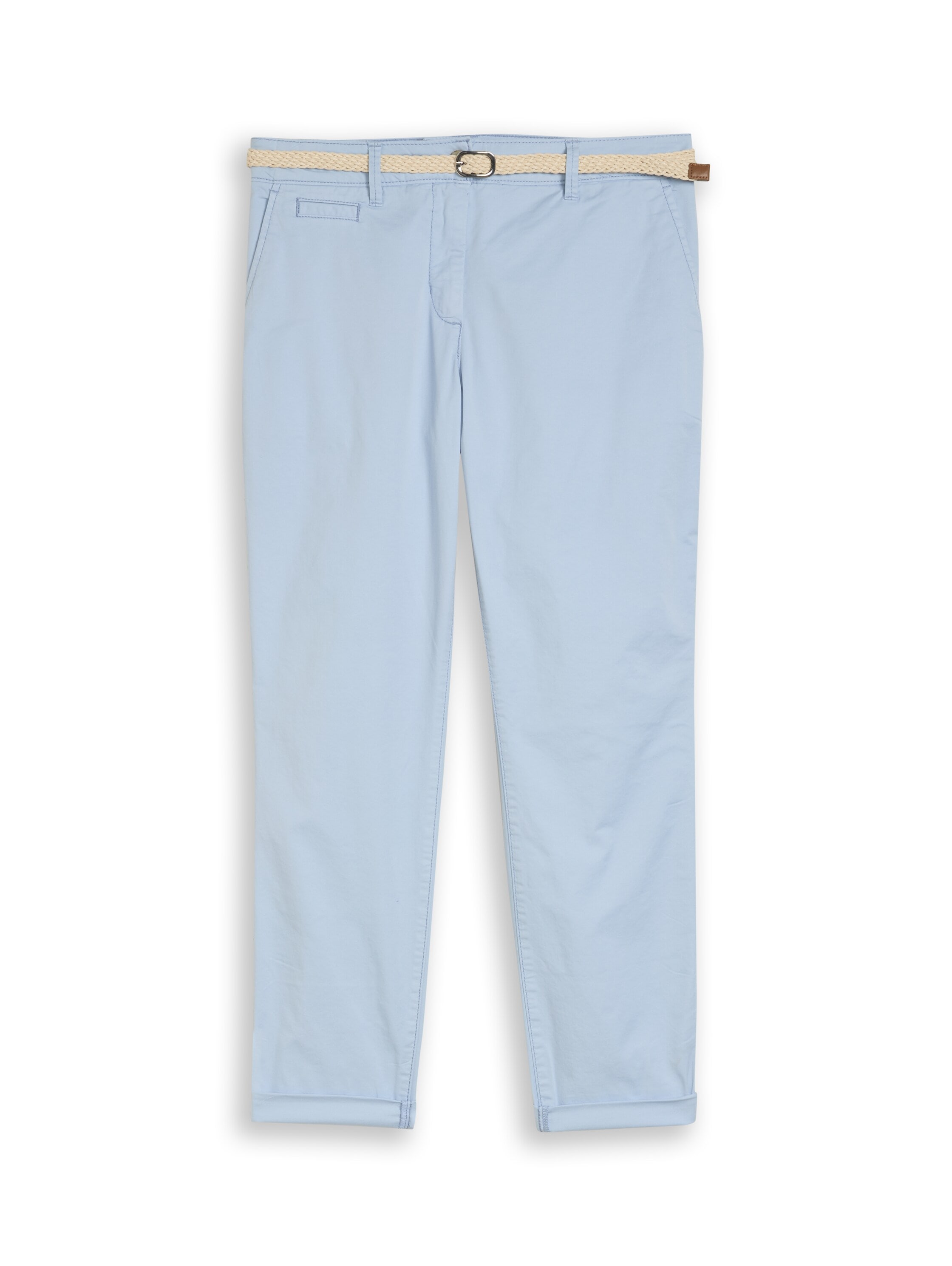 TOM TAILOR Chinohose  mit Gürtel und Stretch