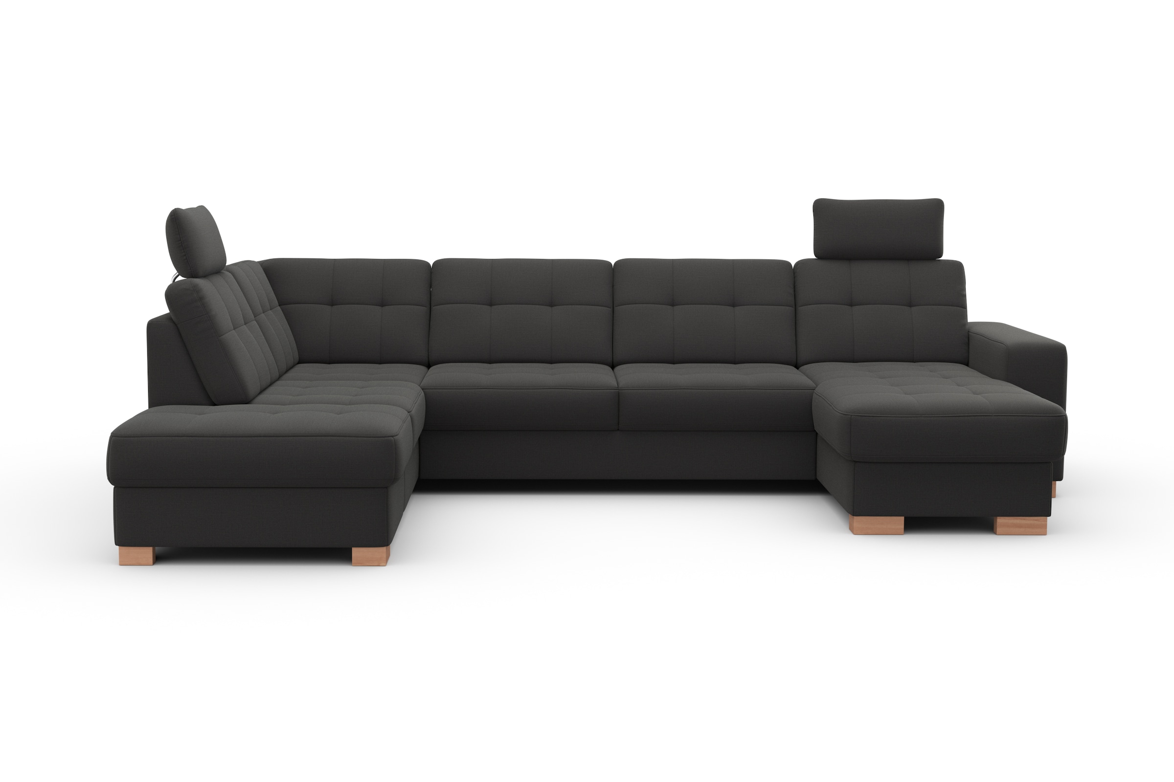 sit&more Wohnlandschaft »Quincy U-Form«, wahlweise mit Bettfunktion und Bettkasten