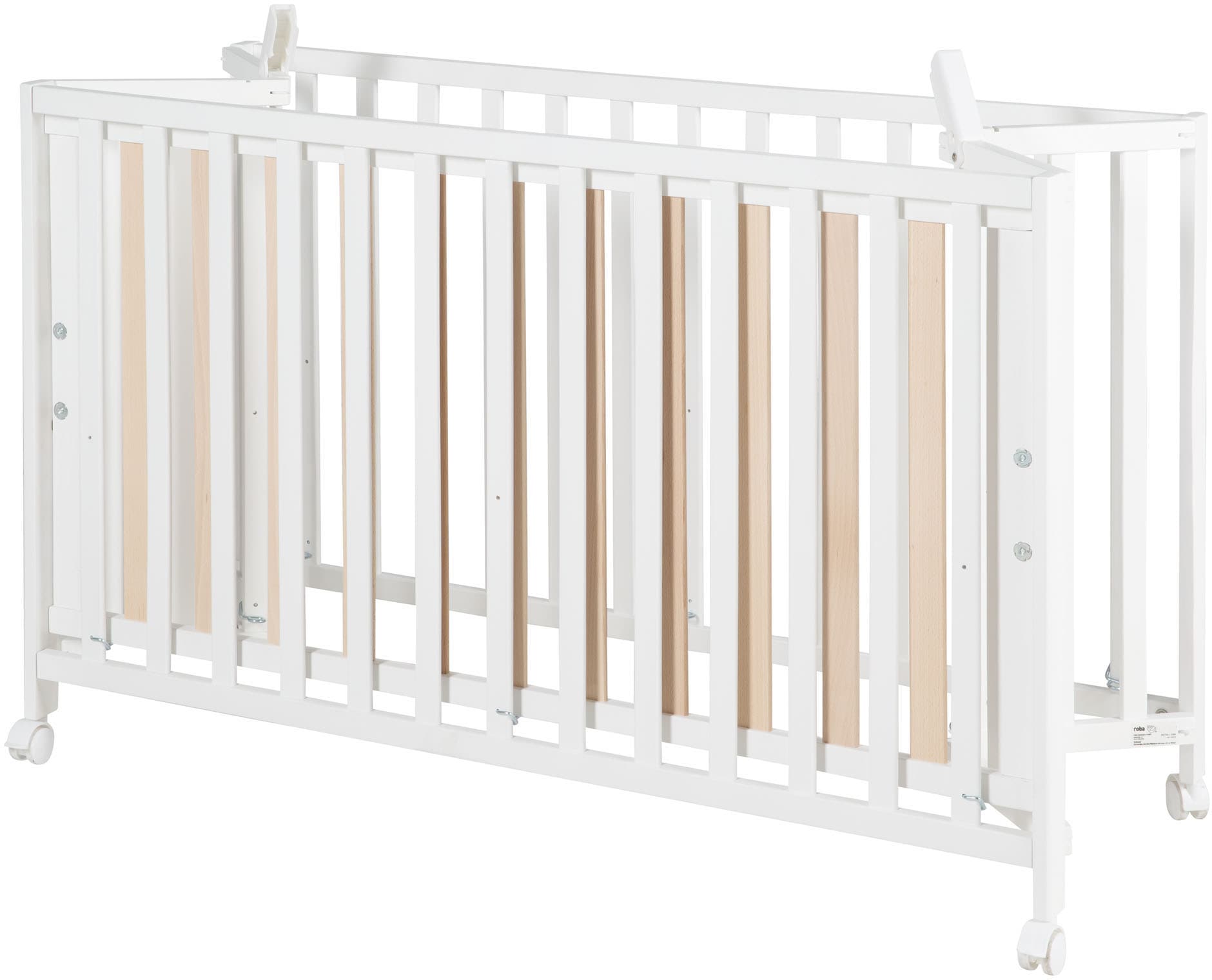 roba® Babybett »Fold Up, weiß«, klappbar