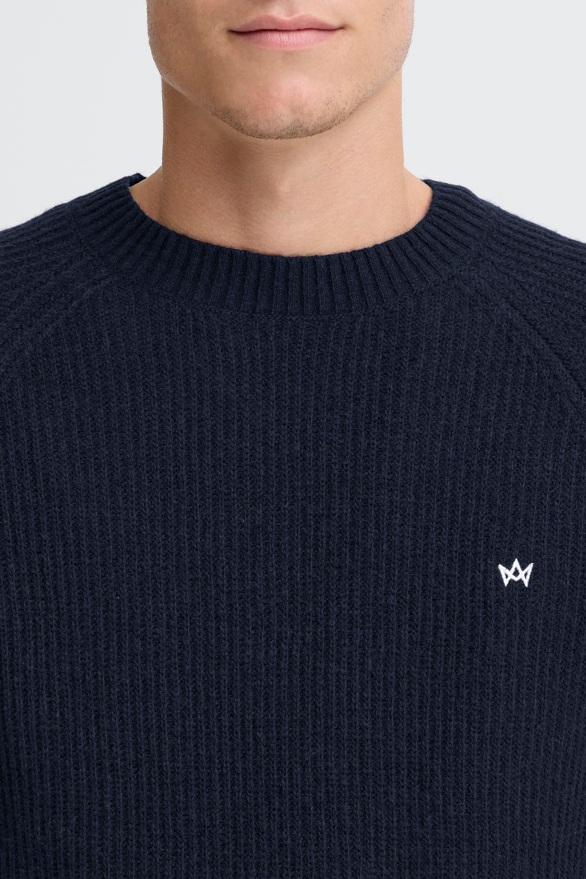 Kronstadt Strickfleece-Pullover »Strickpullover KSDoors O-neck«