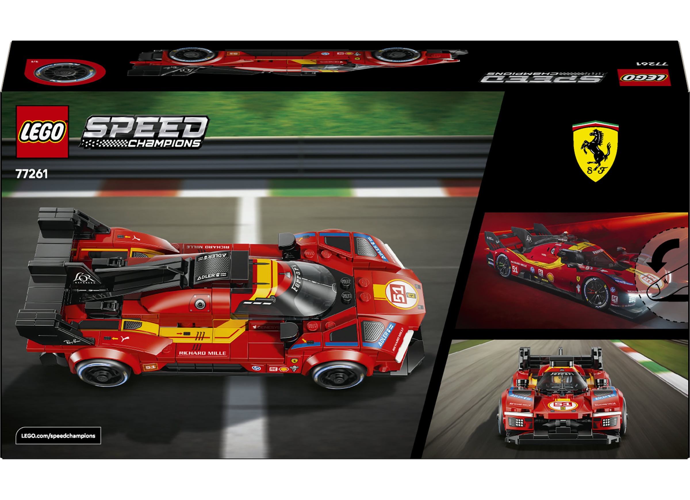 LEGO® Konstruktionsspielsteine »Ferrari 499P (77261), LEGO Speed Champions« Made in Europe
