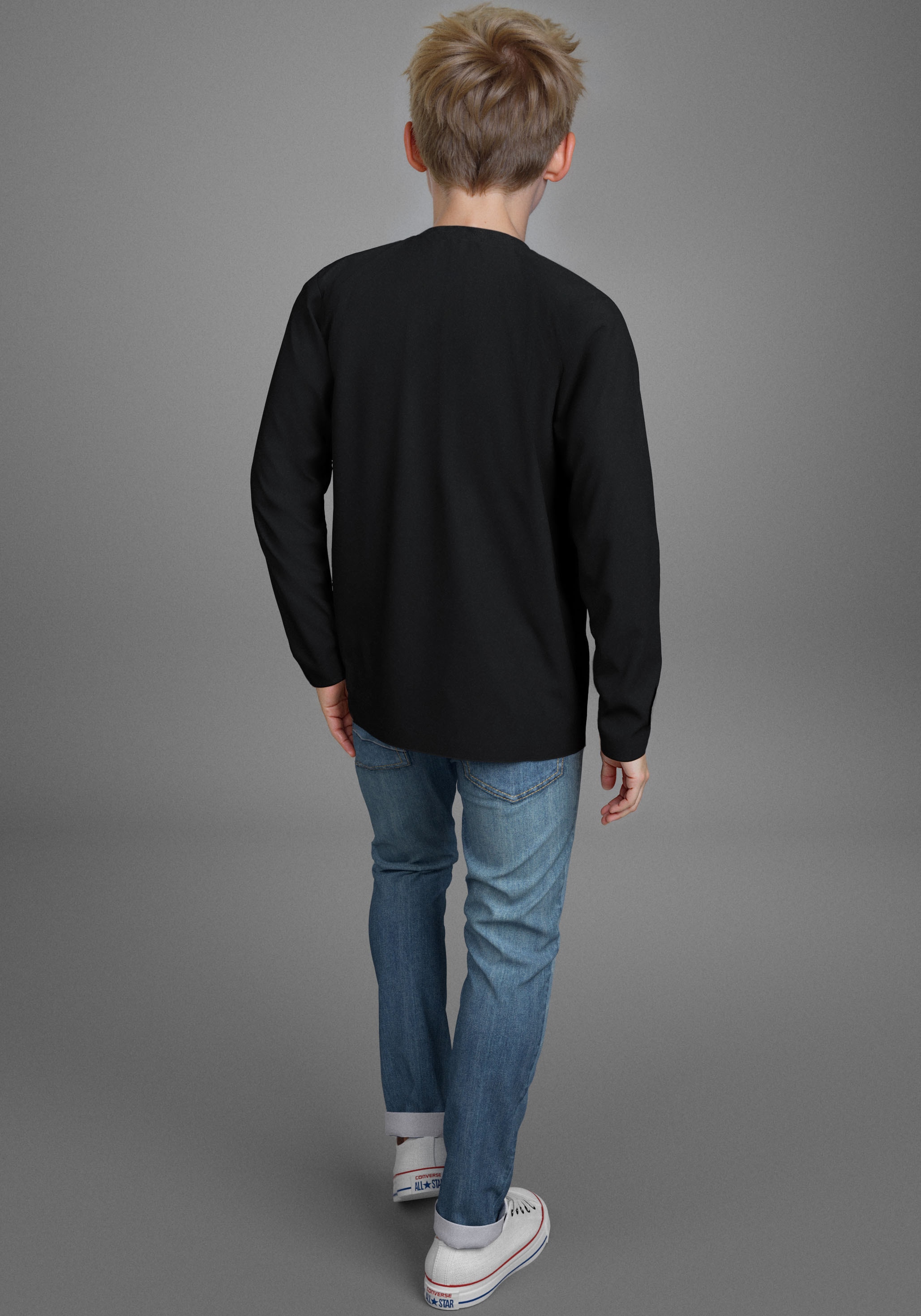 KIDSWORLD Langarmshirt »Spruch: CONFUESED« Sprücheshirt, immer einen lässigen Spruch