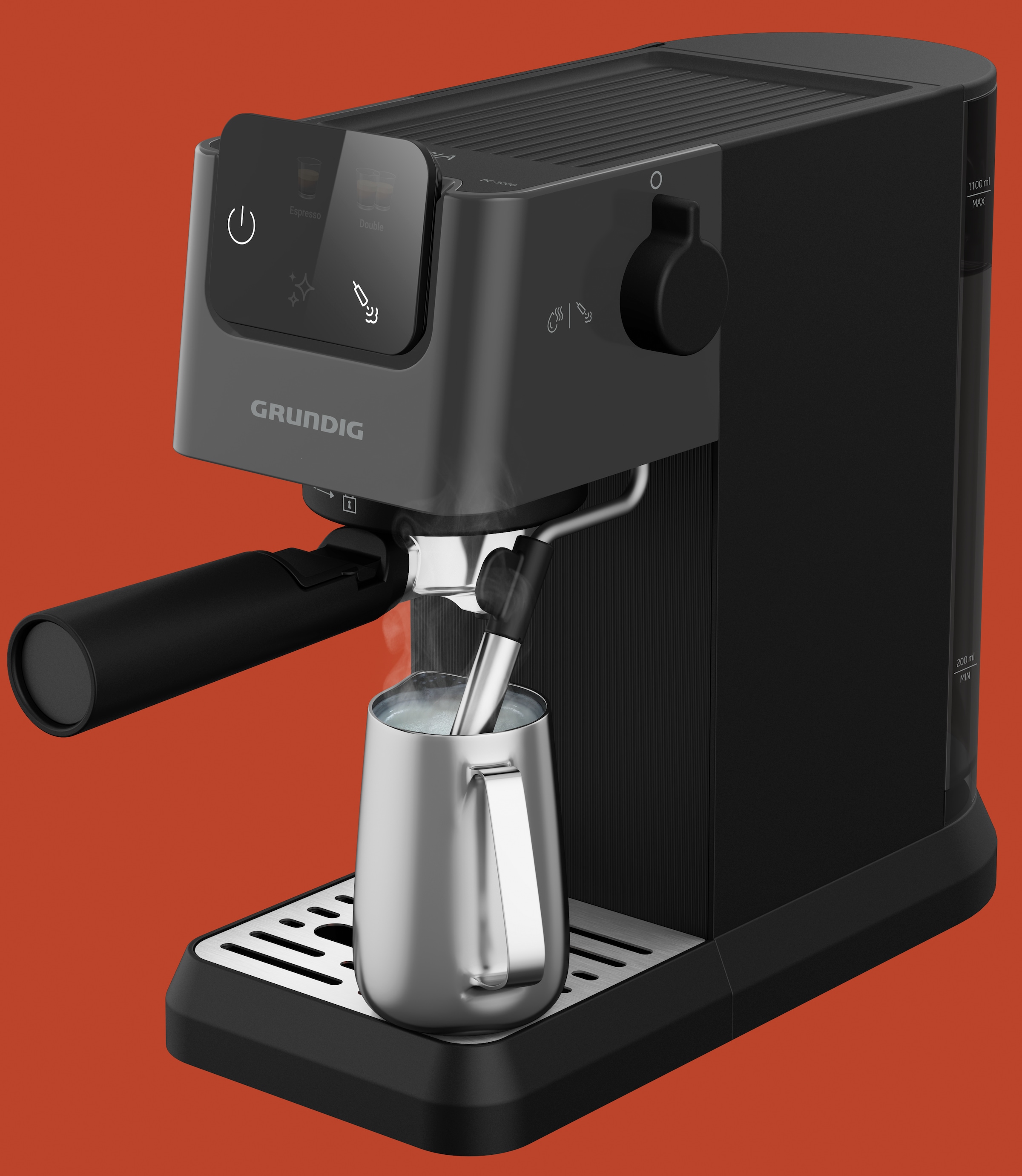 Grundig Espressomaschine »KSM 4330«, mit Touch-Display