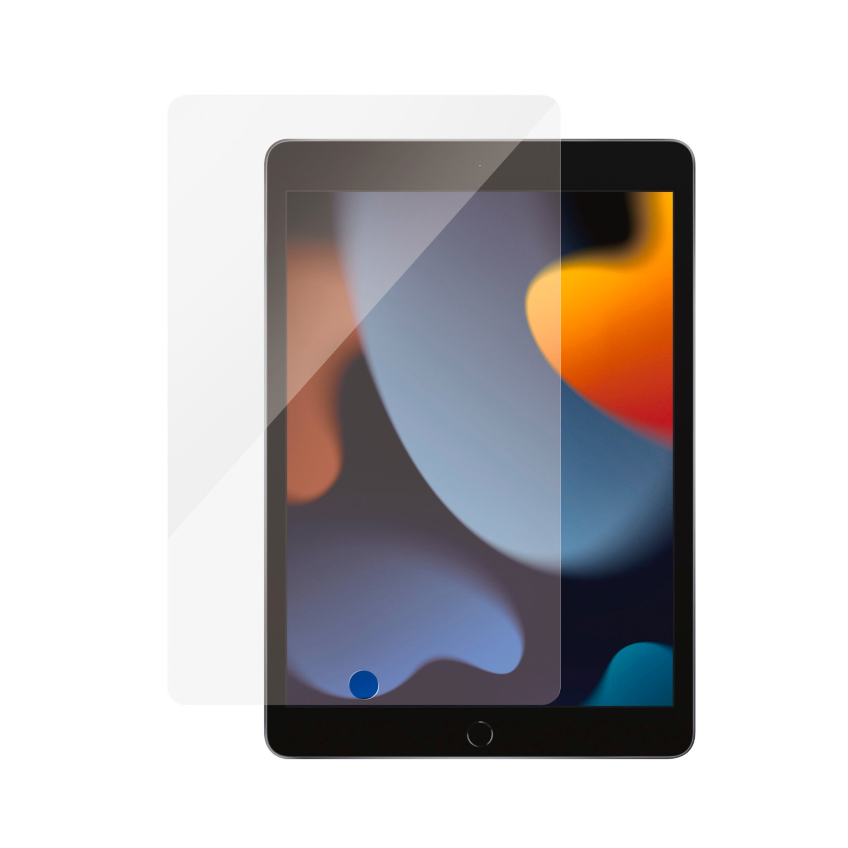 CARE by PanzerGlass Displayschutzglas »Ultra-Wide Fit Screen Protection«, für Apple iPad 10.2'', Displayschutzfolie, Schutzfolie, Bildschirmschutz, kratz- & stoßfest