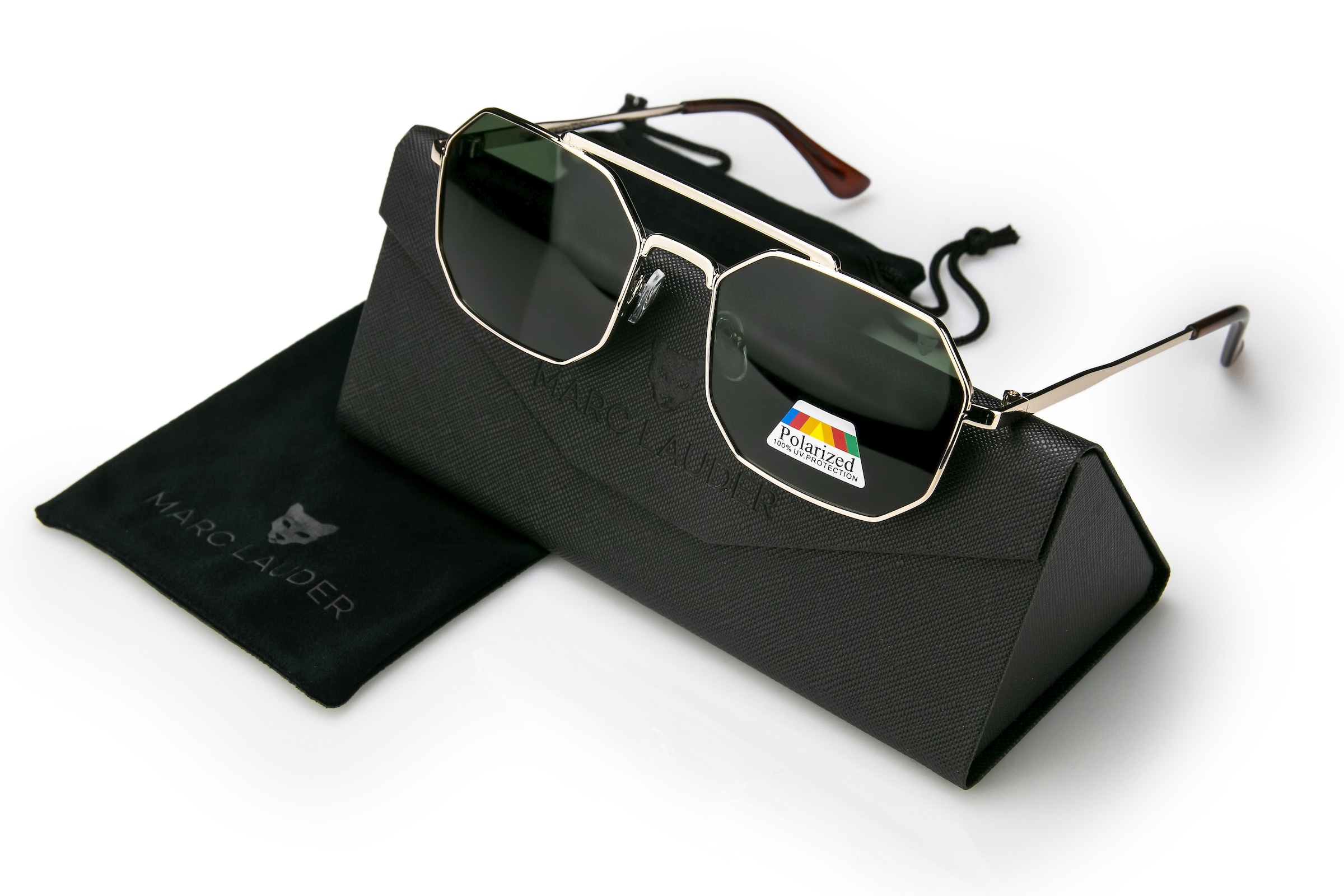 MARC LAUDER Sonnenbrille »MA11-03« 3: dunkles Glas, starke Sonneneinstrahlung
