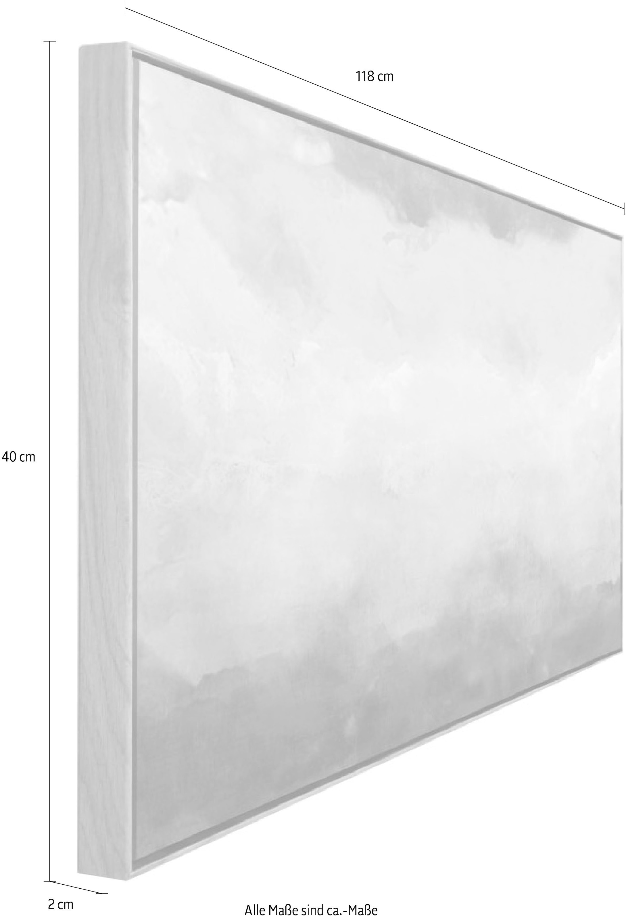 Reinders! Leinwandbild »Abstrakt Blau - Leinwandbild«