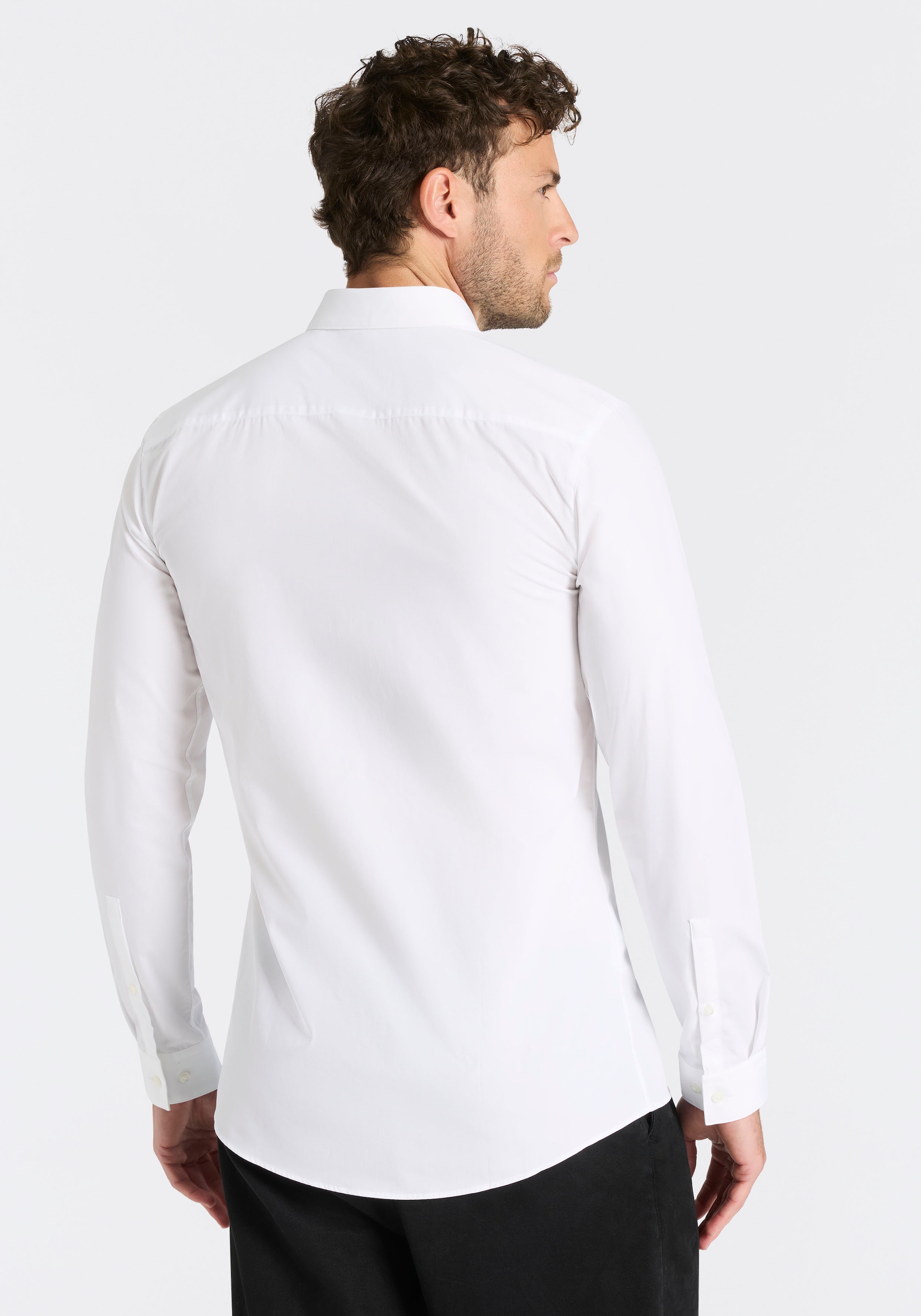 HUGO Businesshemd »Erondo« Cutaway-Kragen, Extra slim fit, bügelleichte Qualität