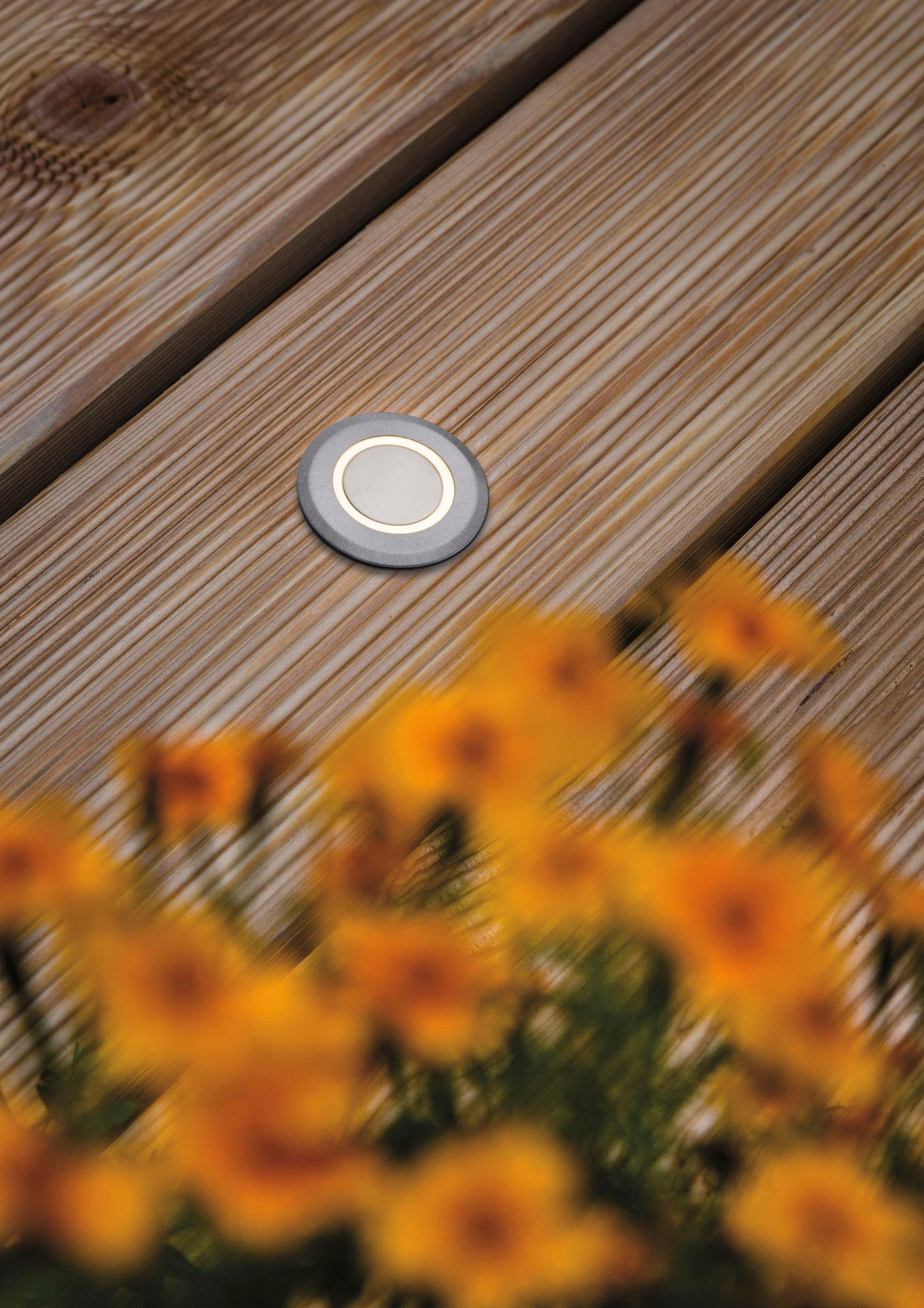 Paulmann LED Einbauleuchte »Outdoor 230V Boden IP67 3000K 2W deko round«, 1 flammig, rund