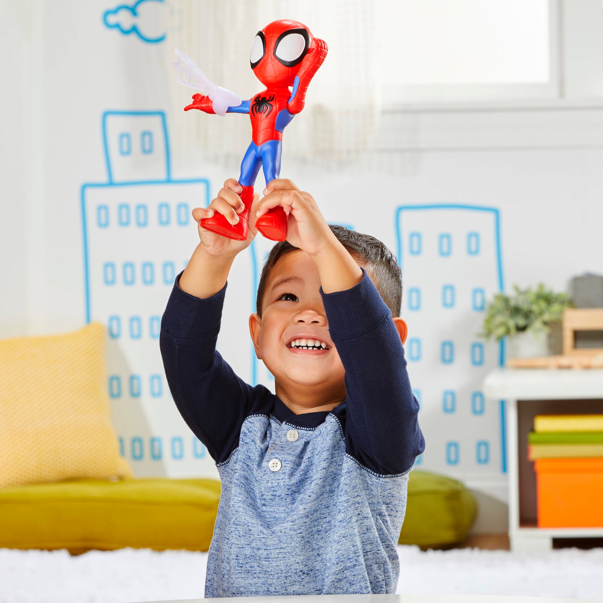 Hasbro Actionfigur »Marvel Spidey and His Amazing Friends, supergroße Spidey Action-Figur«