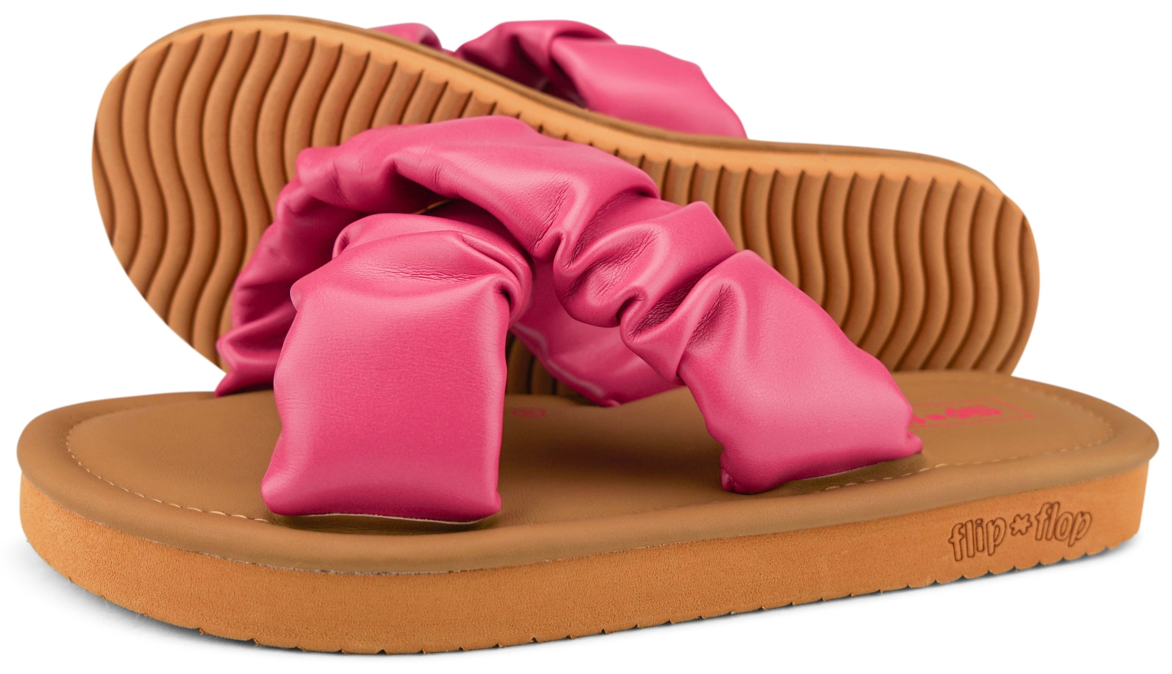 Flip Flop Pantolette »fauna*cross«, Sommerschuh, Schlappen mit gepaddeter Kreuzbandage