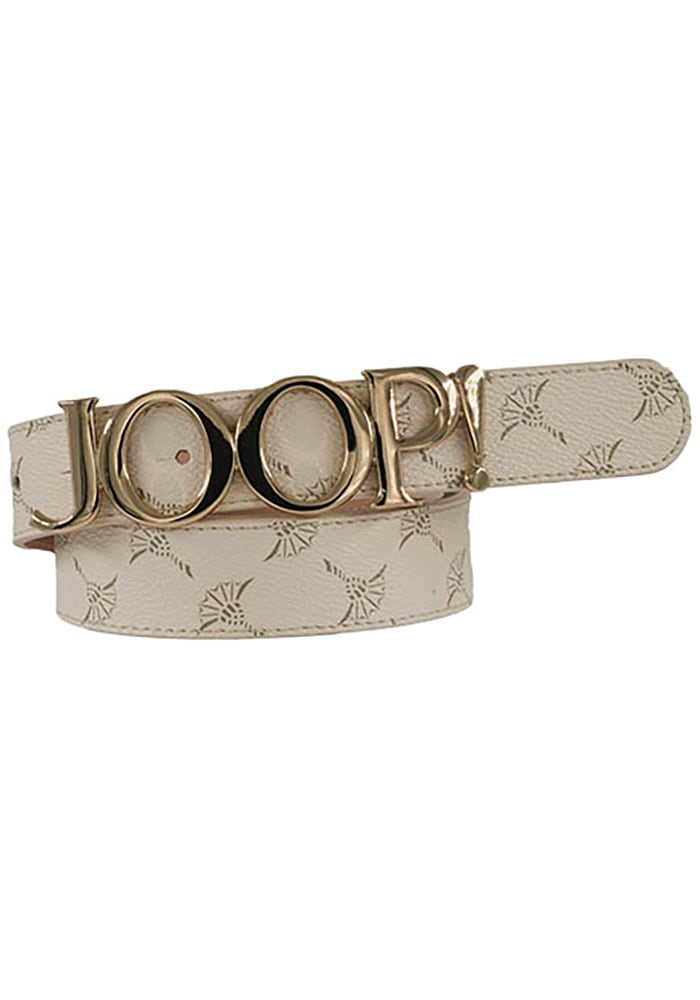 JOOP Ceinture en cuir crème | 100