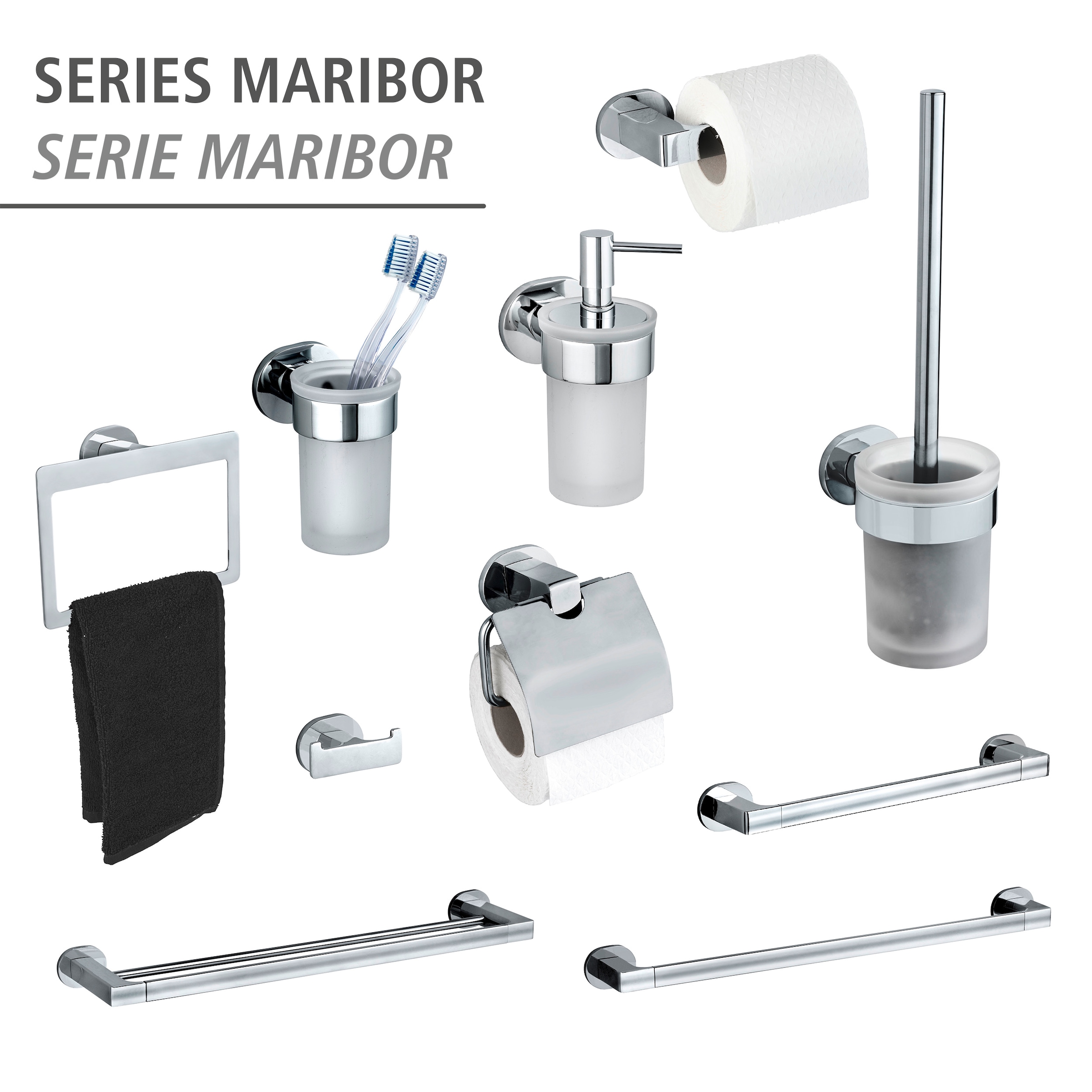 WENKO Handtuchring »UV-Loc® Maribor« befestigen ohne Bohren