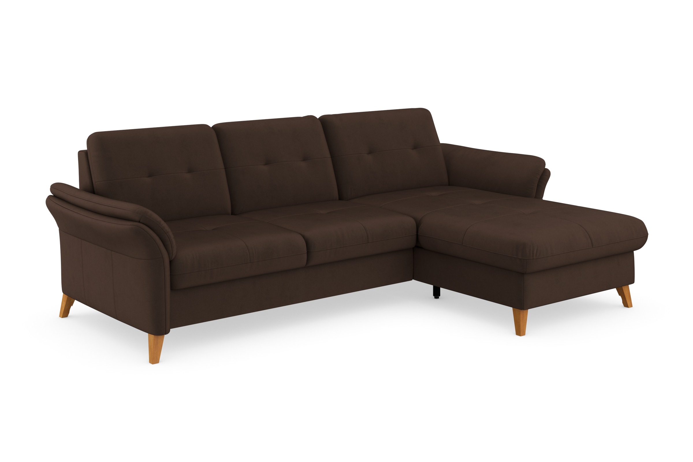 sit&more Ecksofa »Göteborg«, Sitztiefenverstellung und Federkern, wahlweise mit Bettfunktion