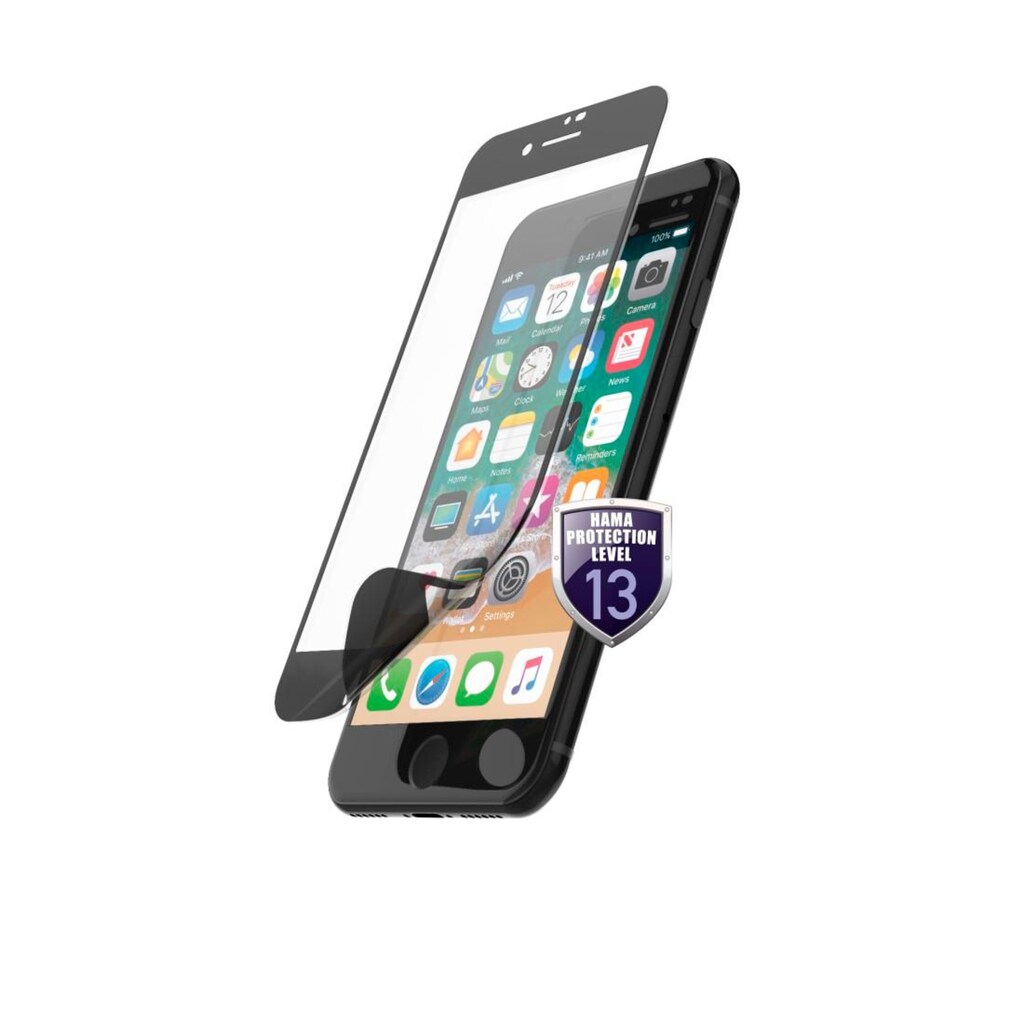 Hama Displayschutzglas »Displayschutz-Glas "Hiflex" für Apple iPhone 6/6s/7/8/SE, Schutzglas«