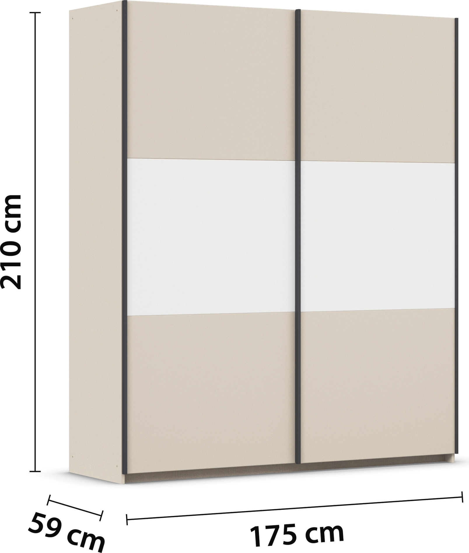 rauch Schwebetürenschrank »Kleiderschrank Schrank Garderobe Garderobenschrank Wäscheschrank NEO« in 3 verschiedenen Ausstattungen BASIC/CLASSIC/PREMIUM,  mit großzügigem Stauraum und vielfältigen Farbkombinationen