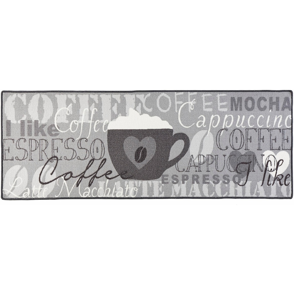 HANSE Home Küchenläufer »Coffee Cups«, rechteckig, Läufer, Rutschfest, Küchenteppich, Küche, Teppich, Pflegeleicht