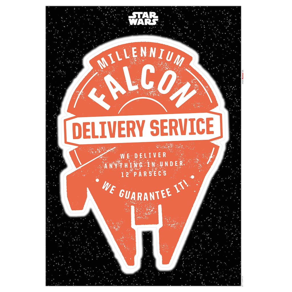 Komar Wandtattoo »Star Wars Delivery Service«, (1 St.)