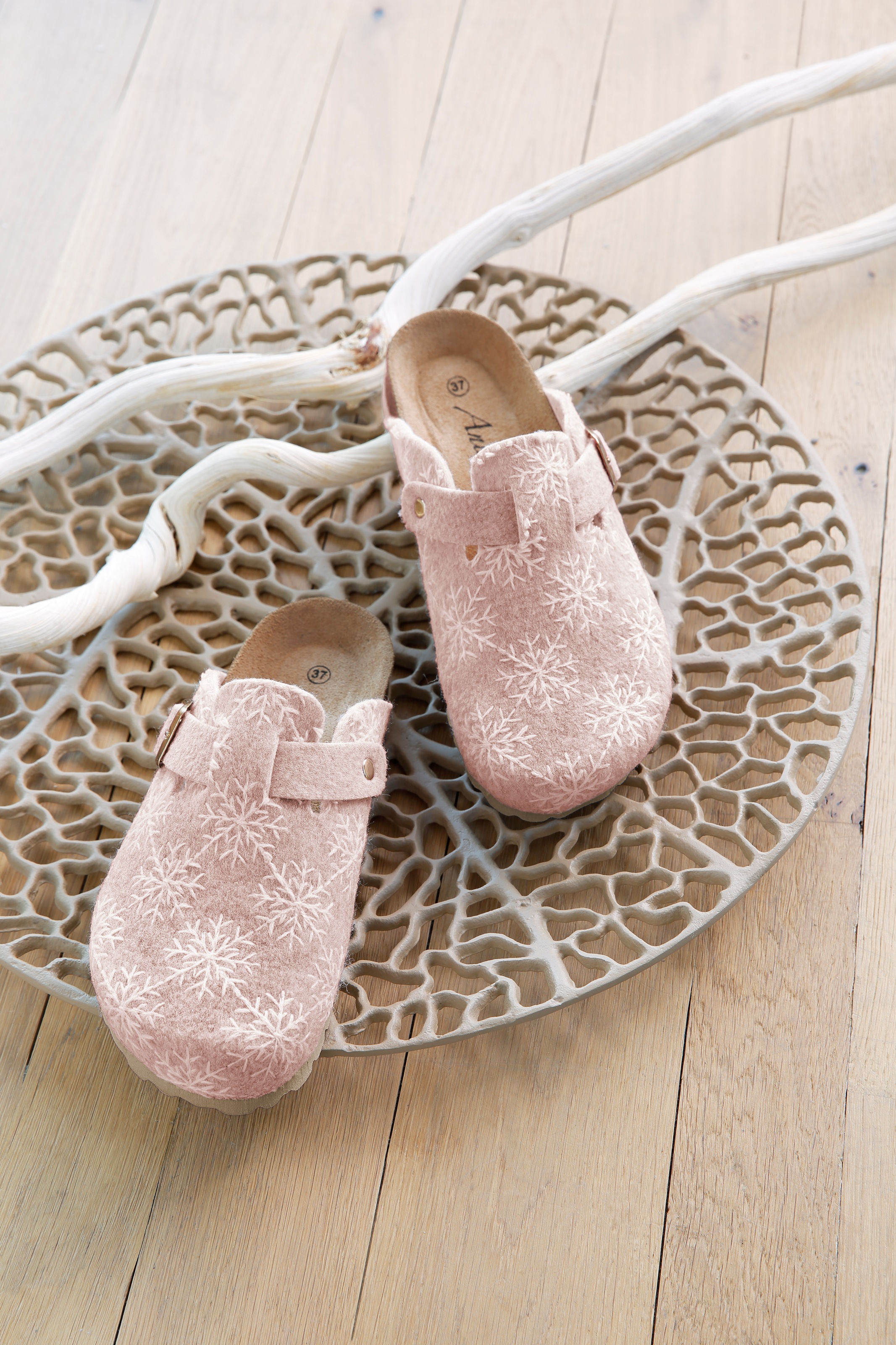 Aniston SHOES Clog  Clog, Hausschuh, Homeslipper, verstellbare Schnalle - NEUE KOLLEKTION