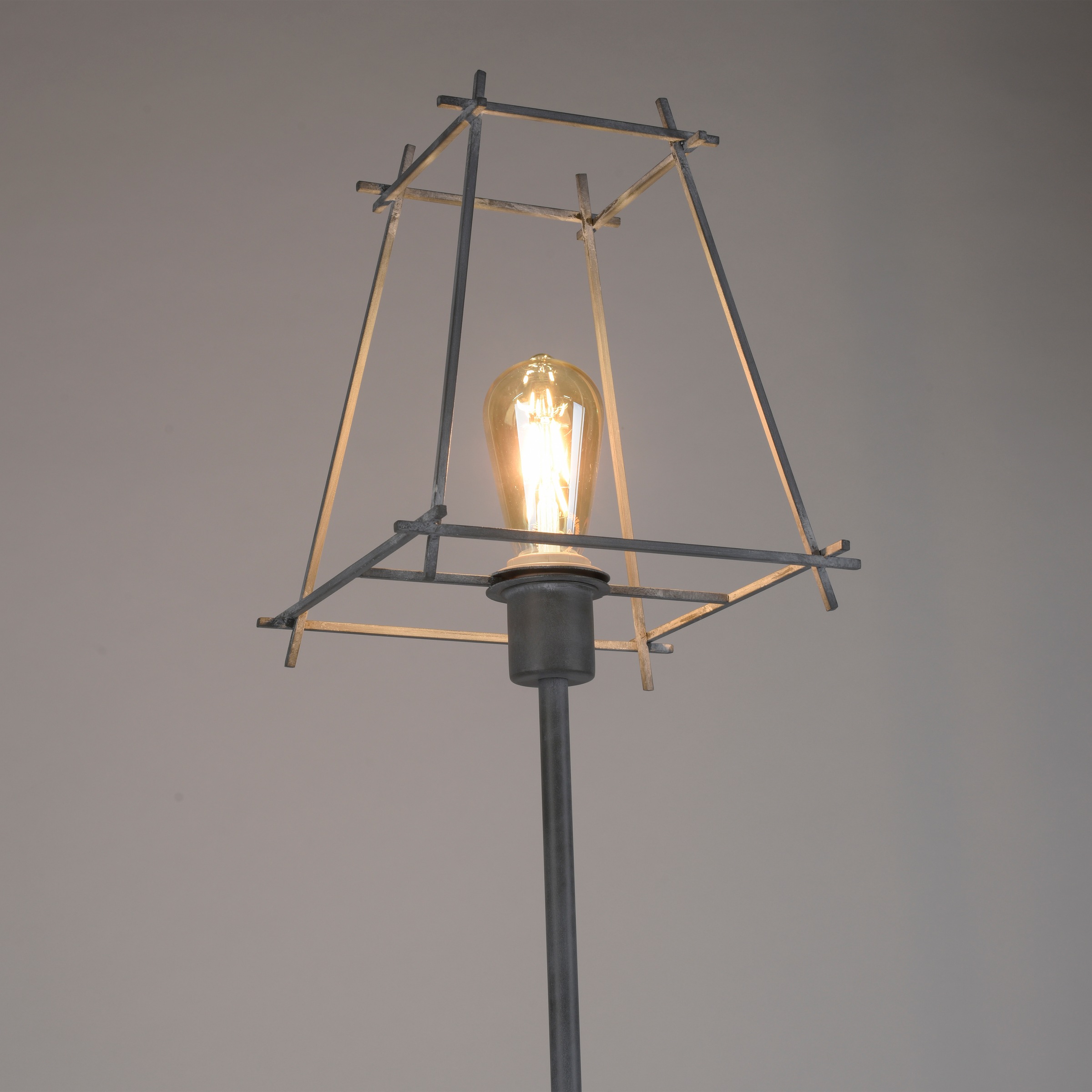 JUST LIGHT Stehlampe »PELETTON«, 1 flammig, Leuchtmittel E27 | ohne Leuchtmittel, ExklusiveE27, Schalter, Fußschalter